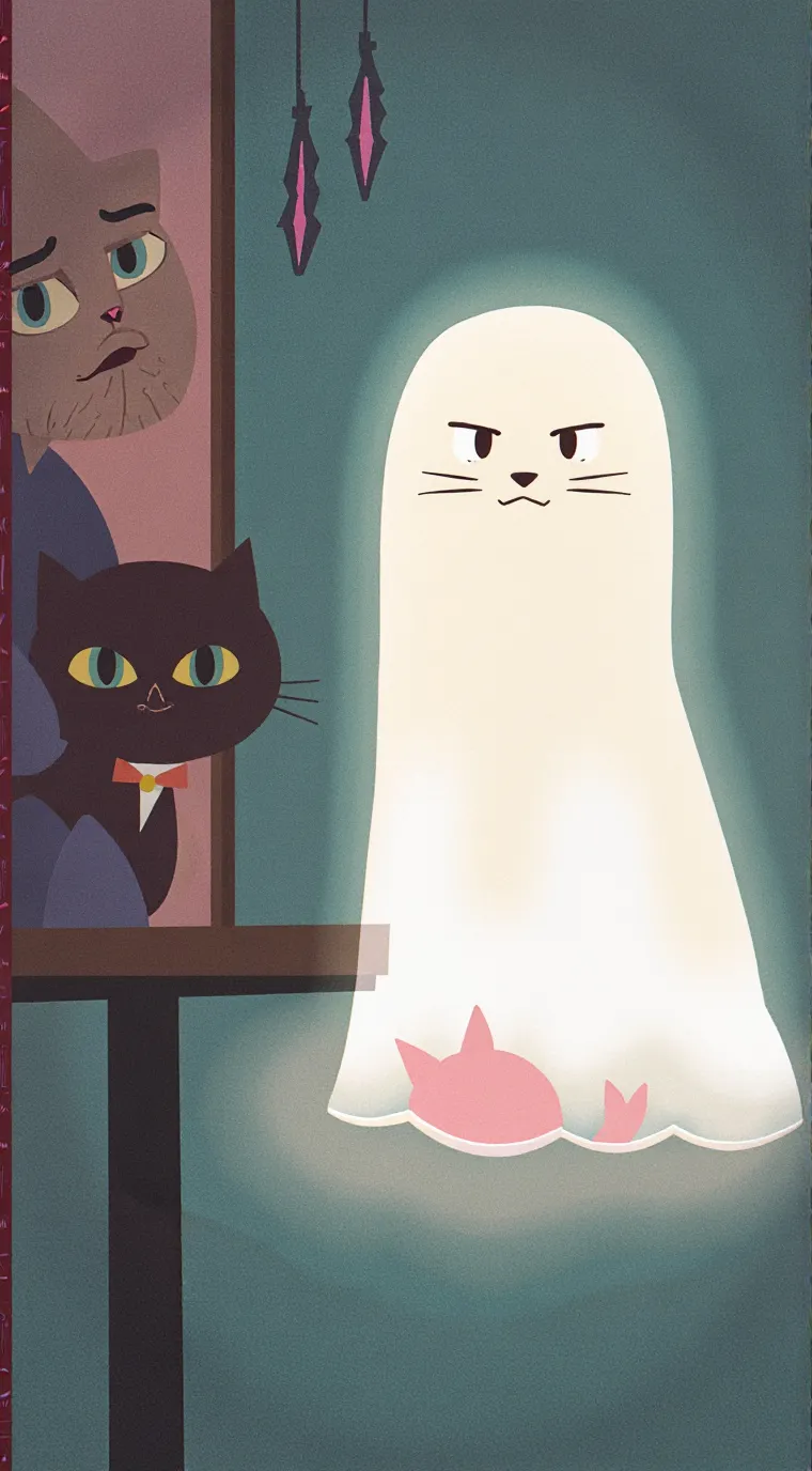 ai character: Meow background