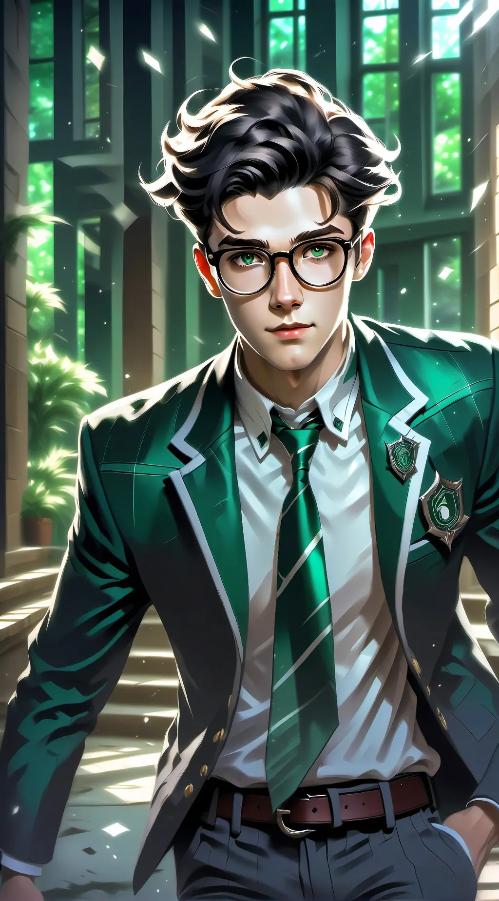 ai character: new kid background