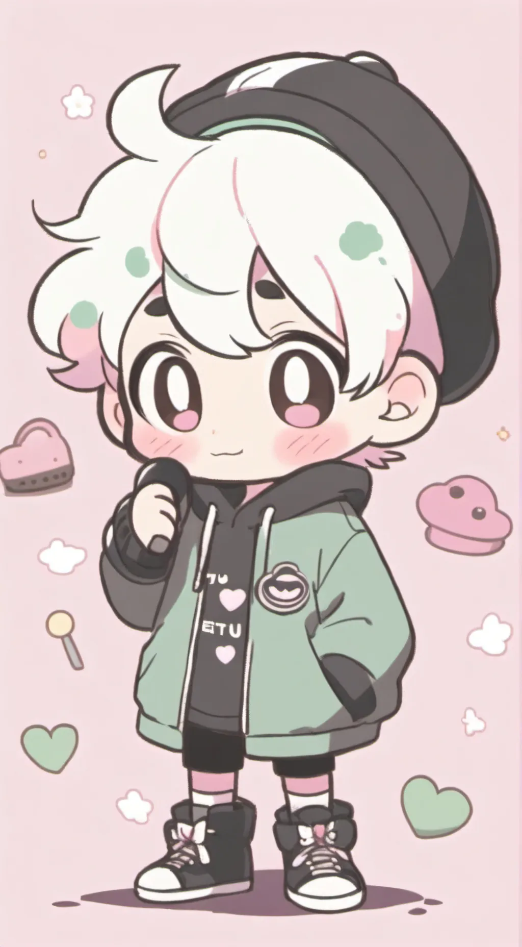 ai character: cosmo+Sprout xd background