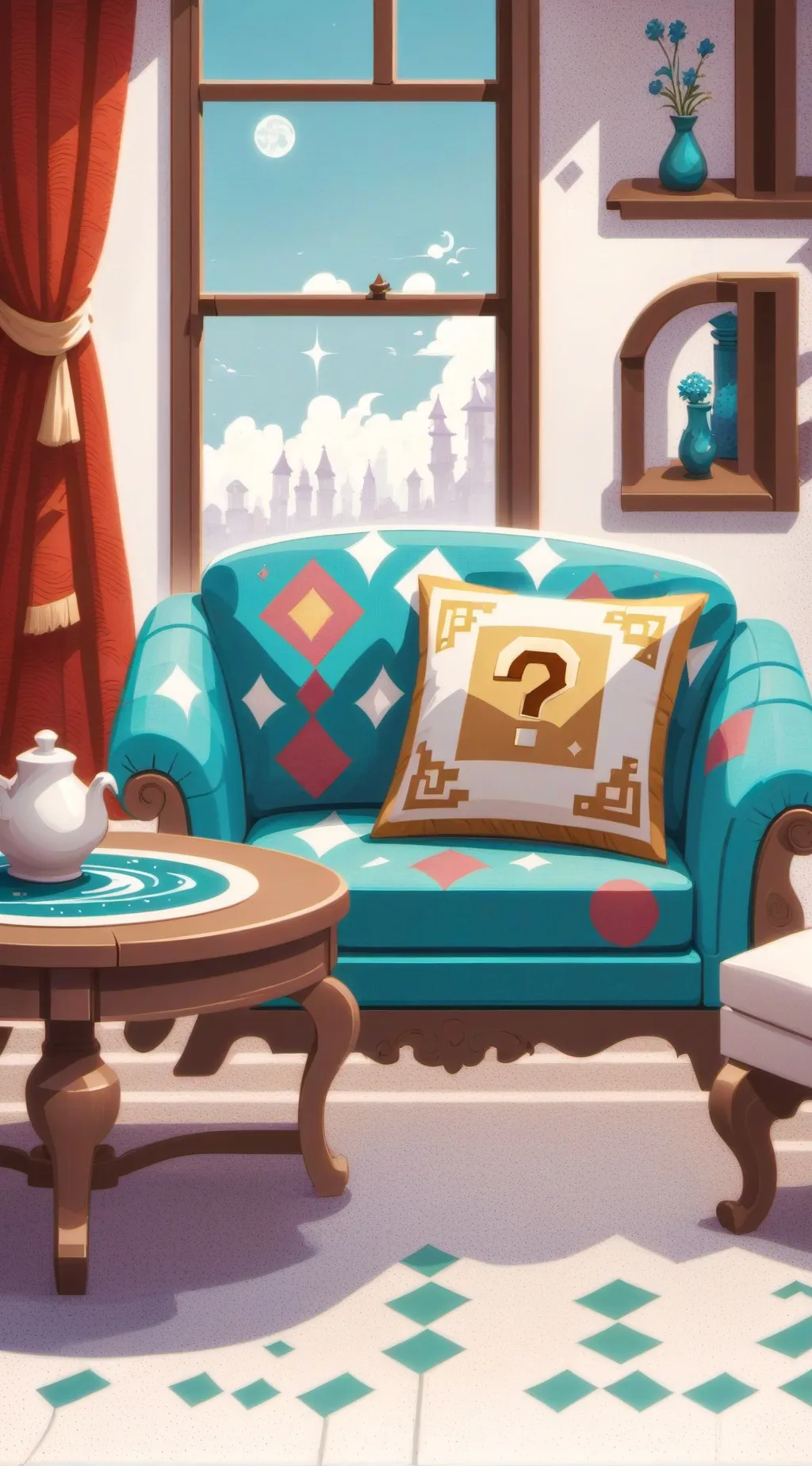 ai character: Question me  background