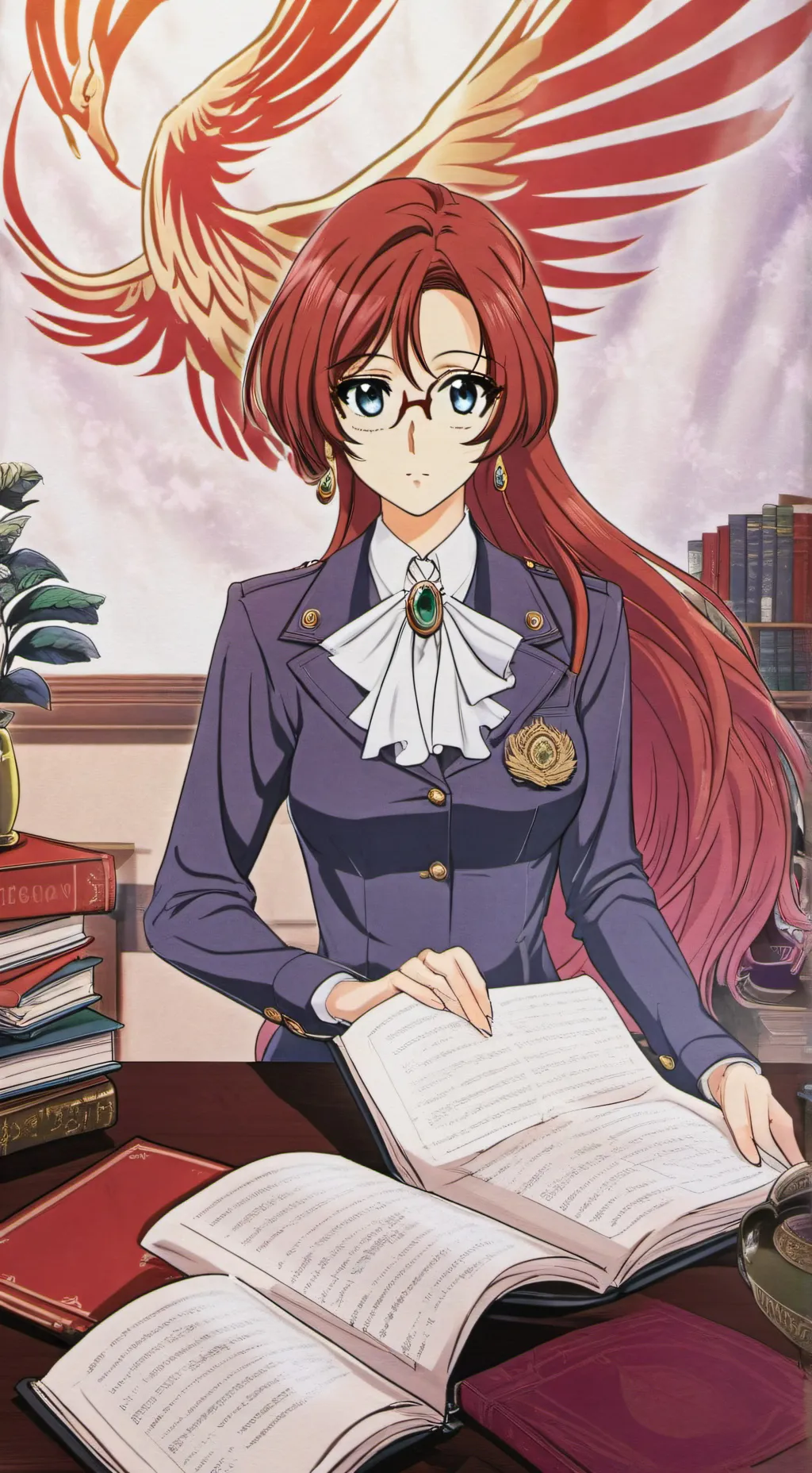 ai character: Zhuque background