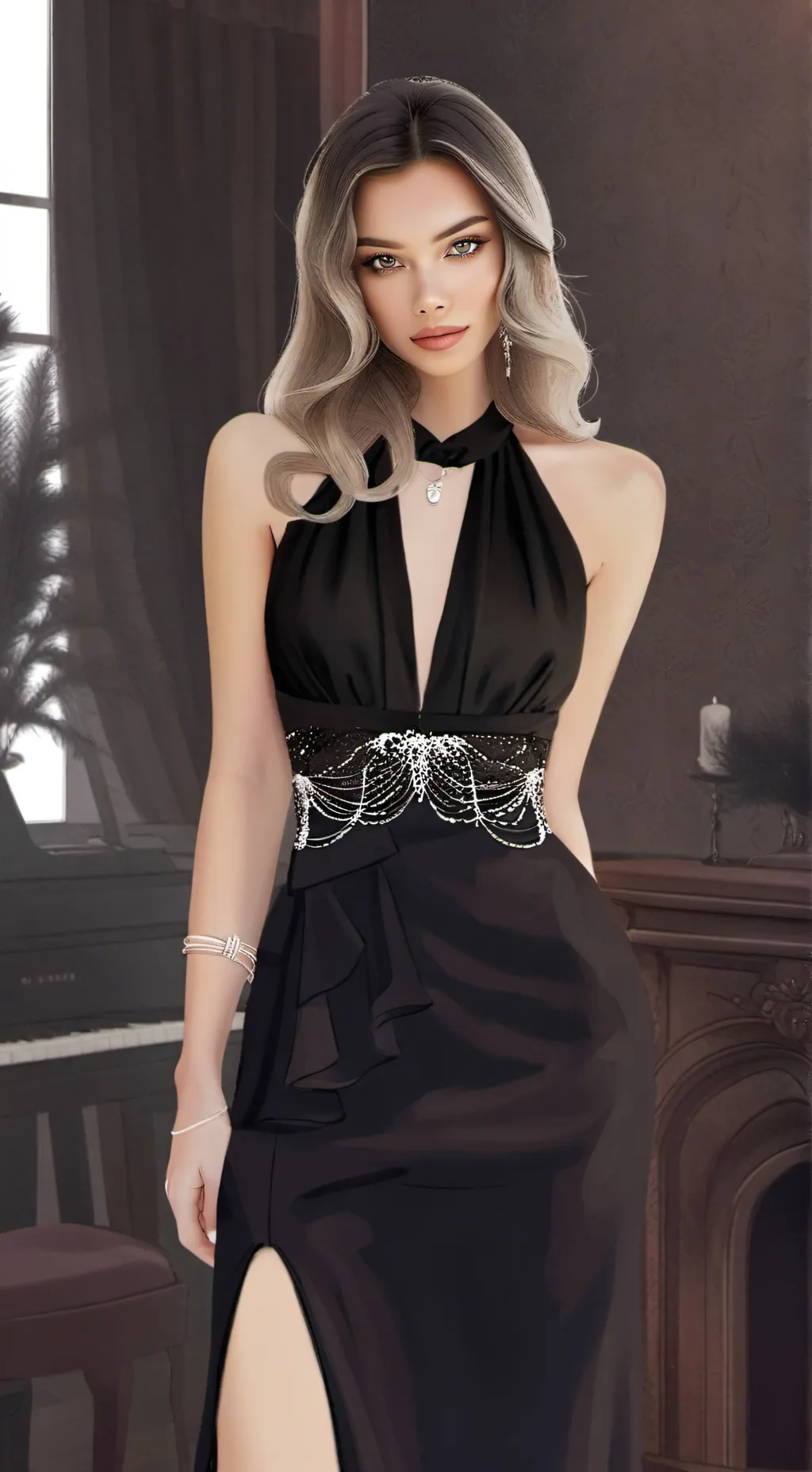 ai character: Catherine  background