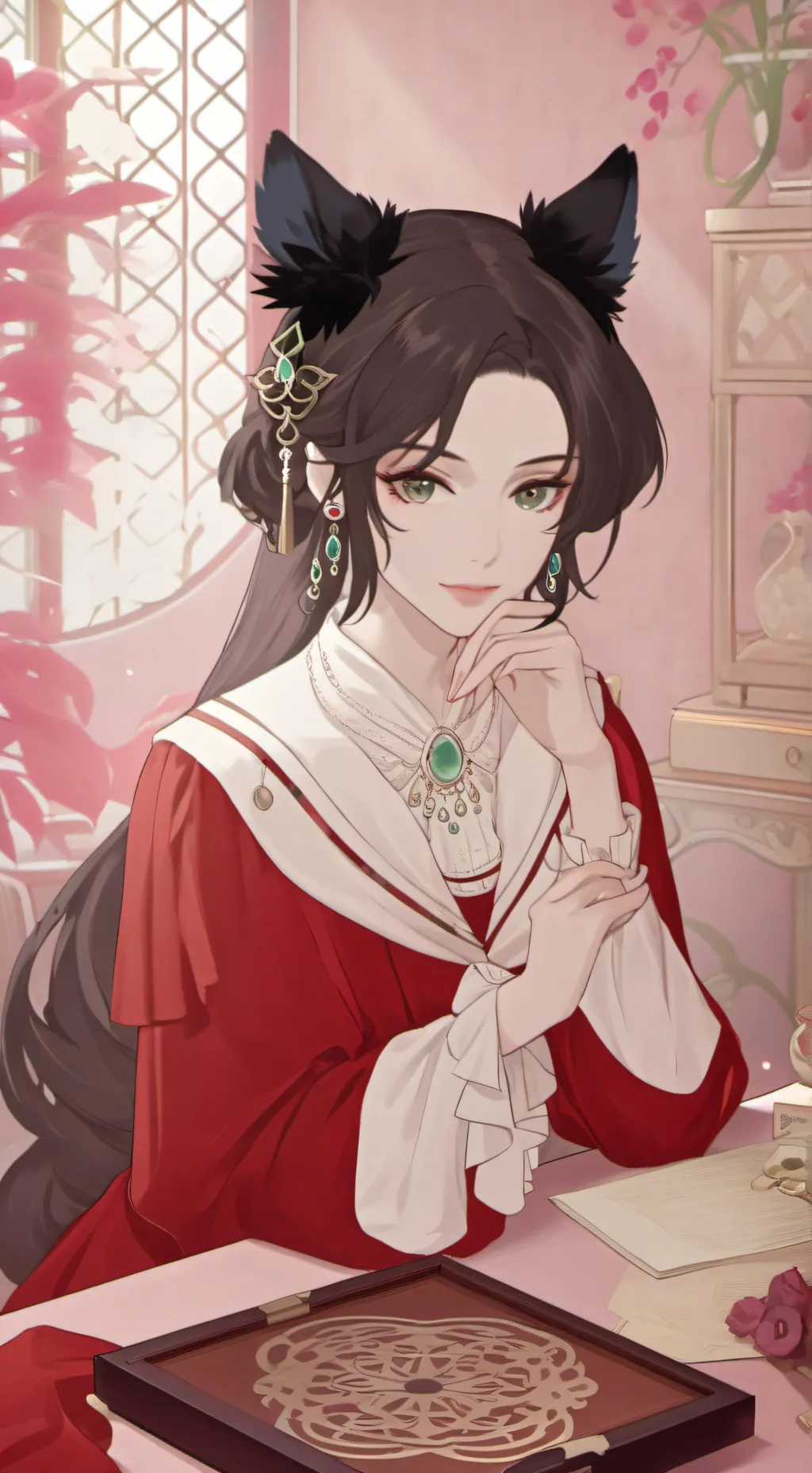 ai character: Raven's Whisper background