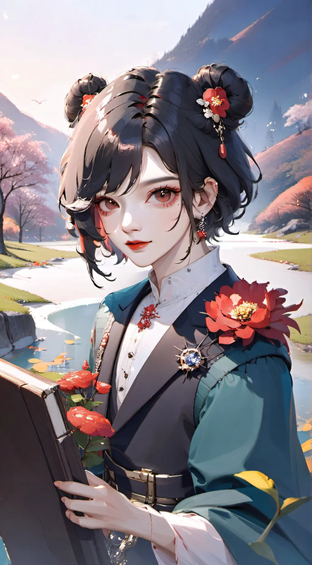 ai character: Verônica background