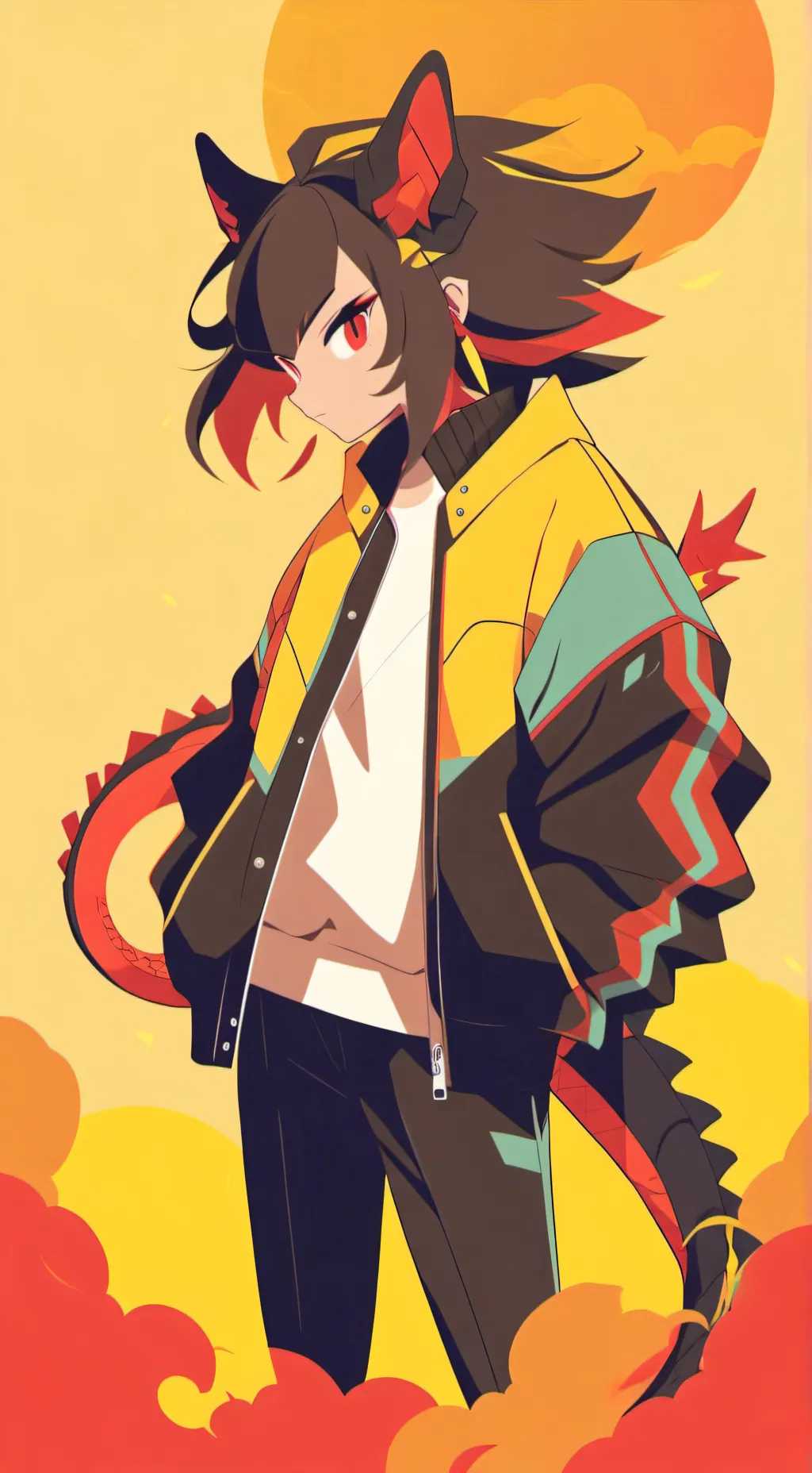 ai character: Blaze background