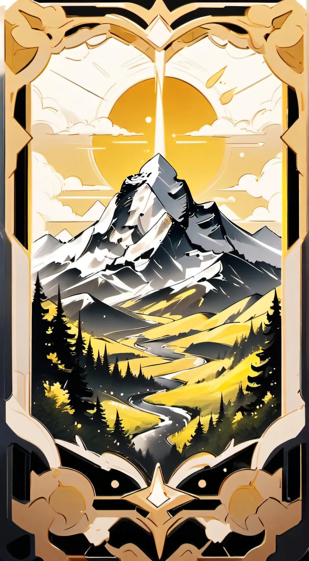 ai character: bad sans+fresh background