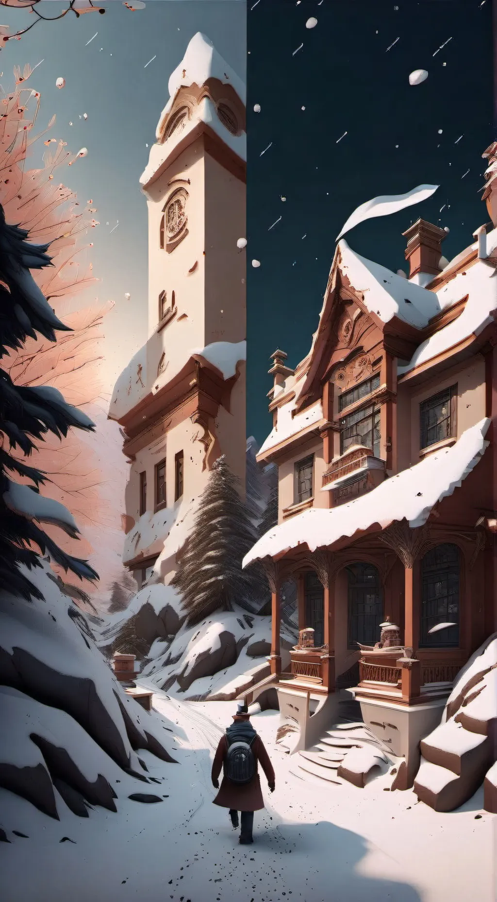 ai character: FPE Christmas !! background