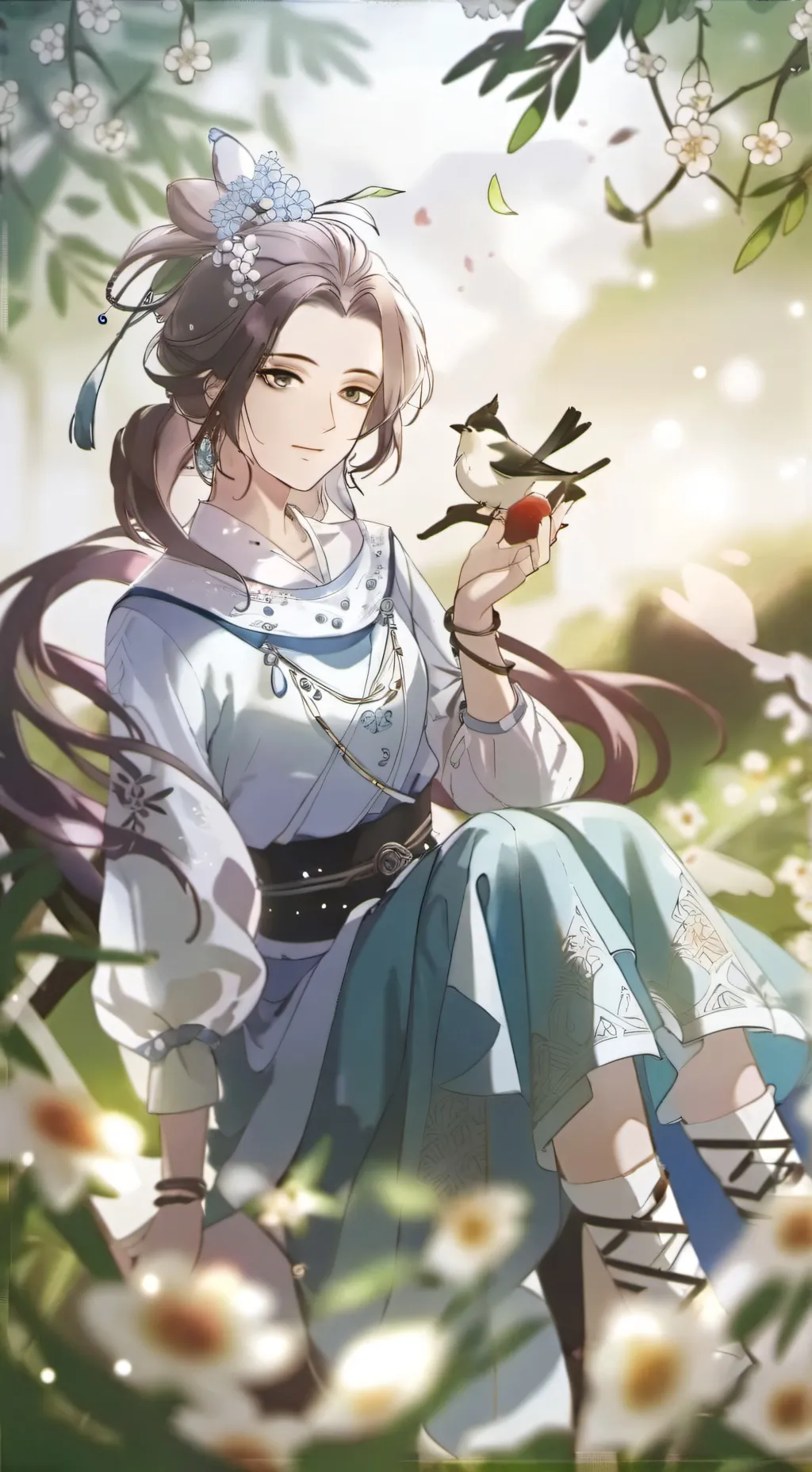 ai character: baa background