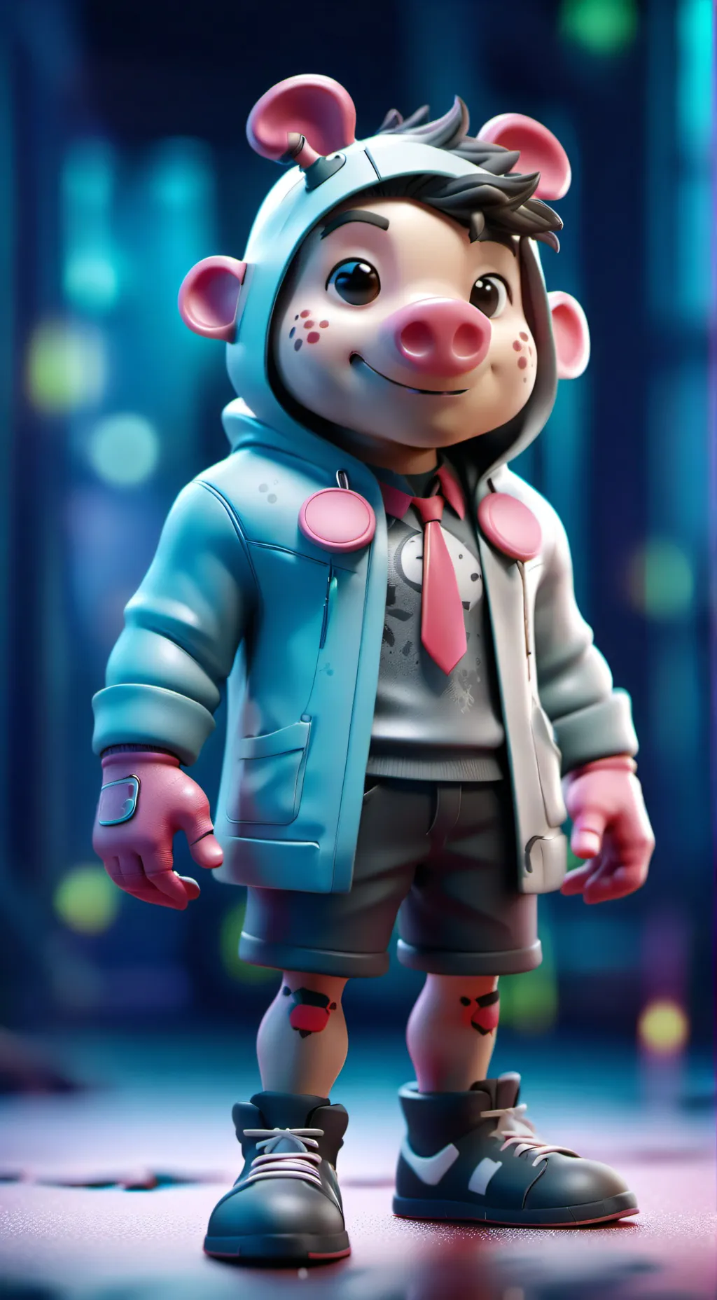 ai character: pz schwein  background