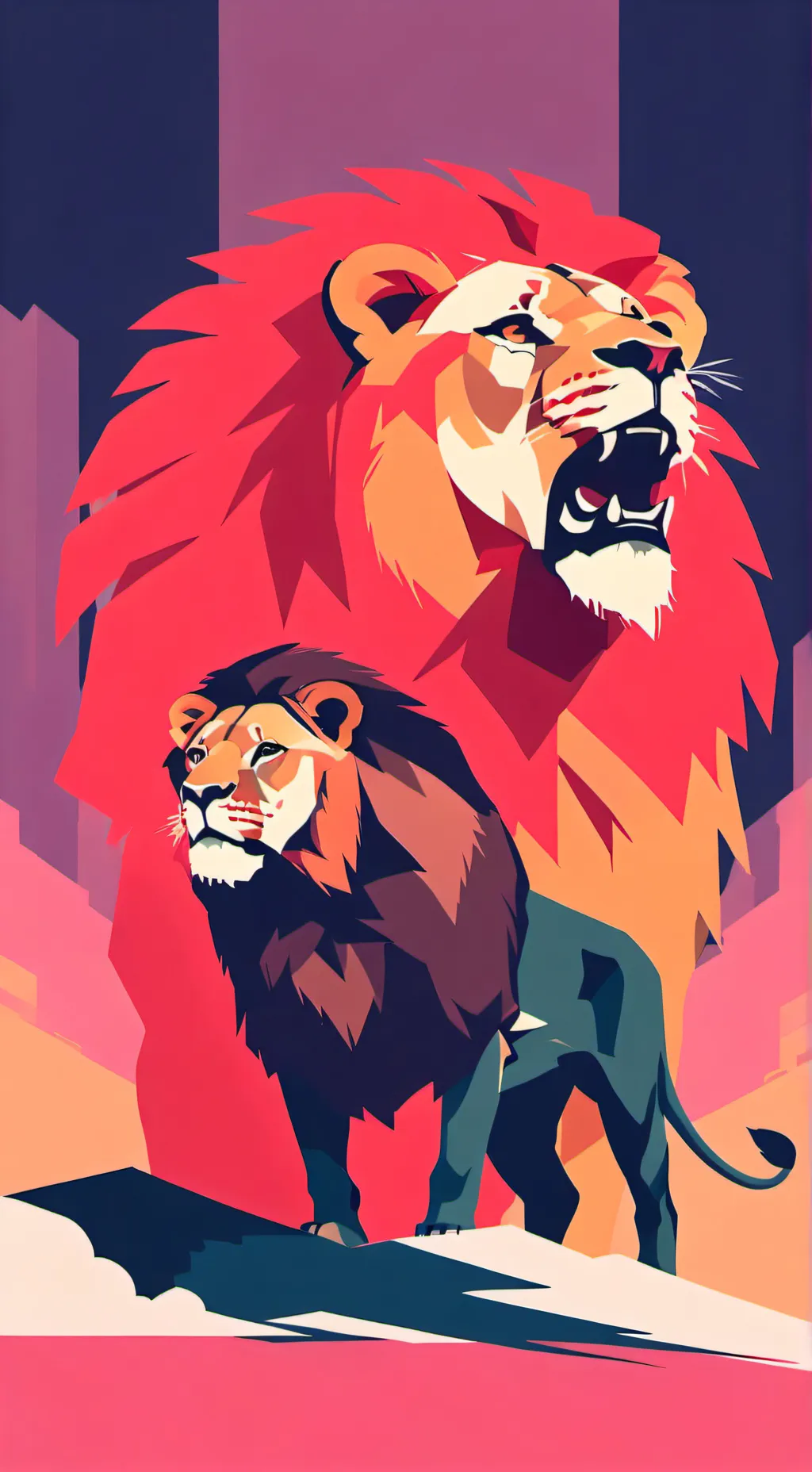 ai character: lion guard background