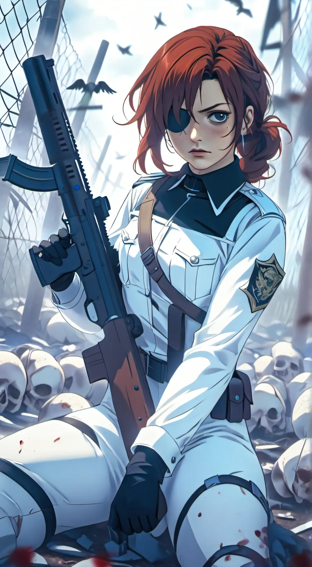 ai character: Vulpix background