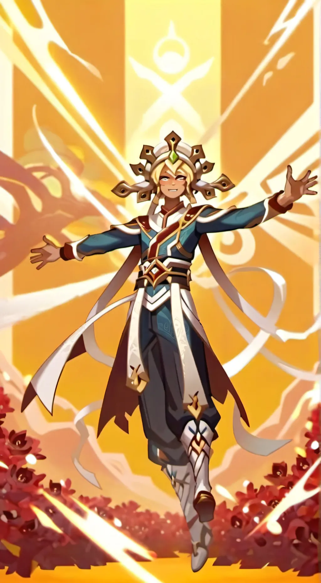 ai character: pvc background