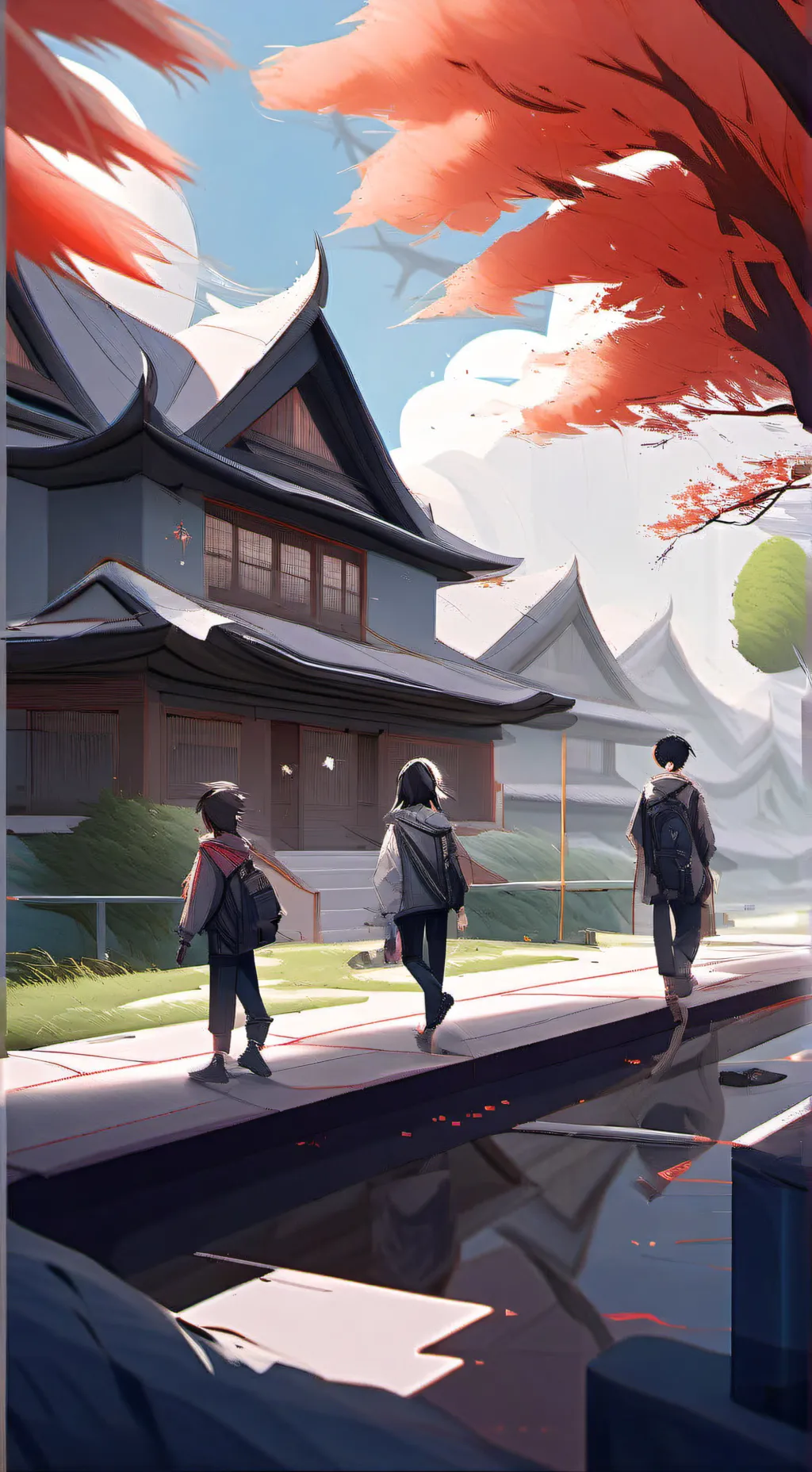 ai character: School background