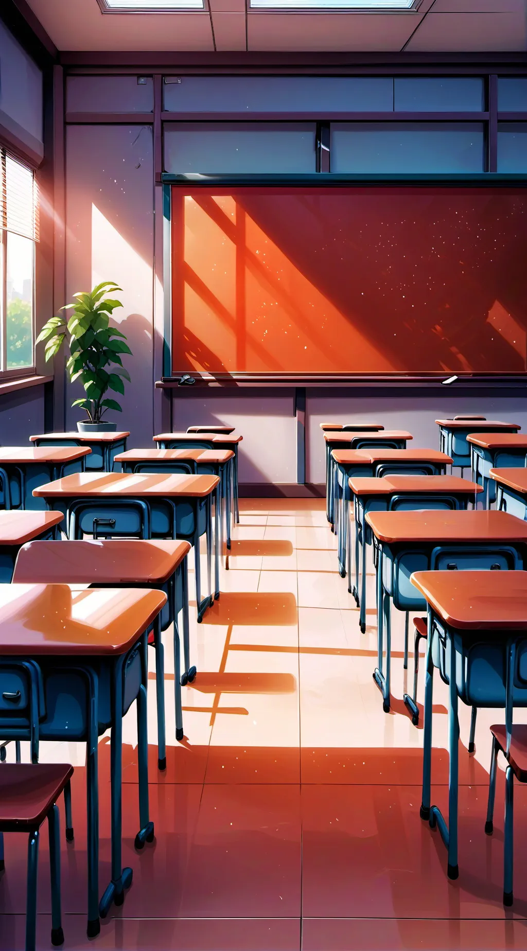 ai character: Classroom background
