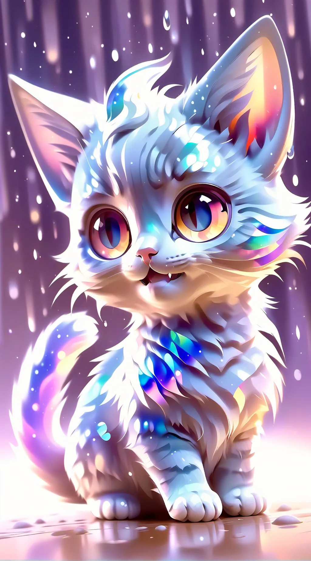 ai character: Uwu cat background