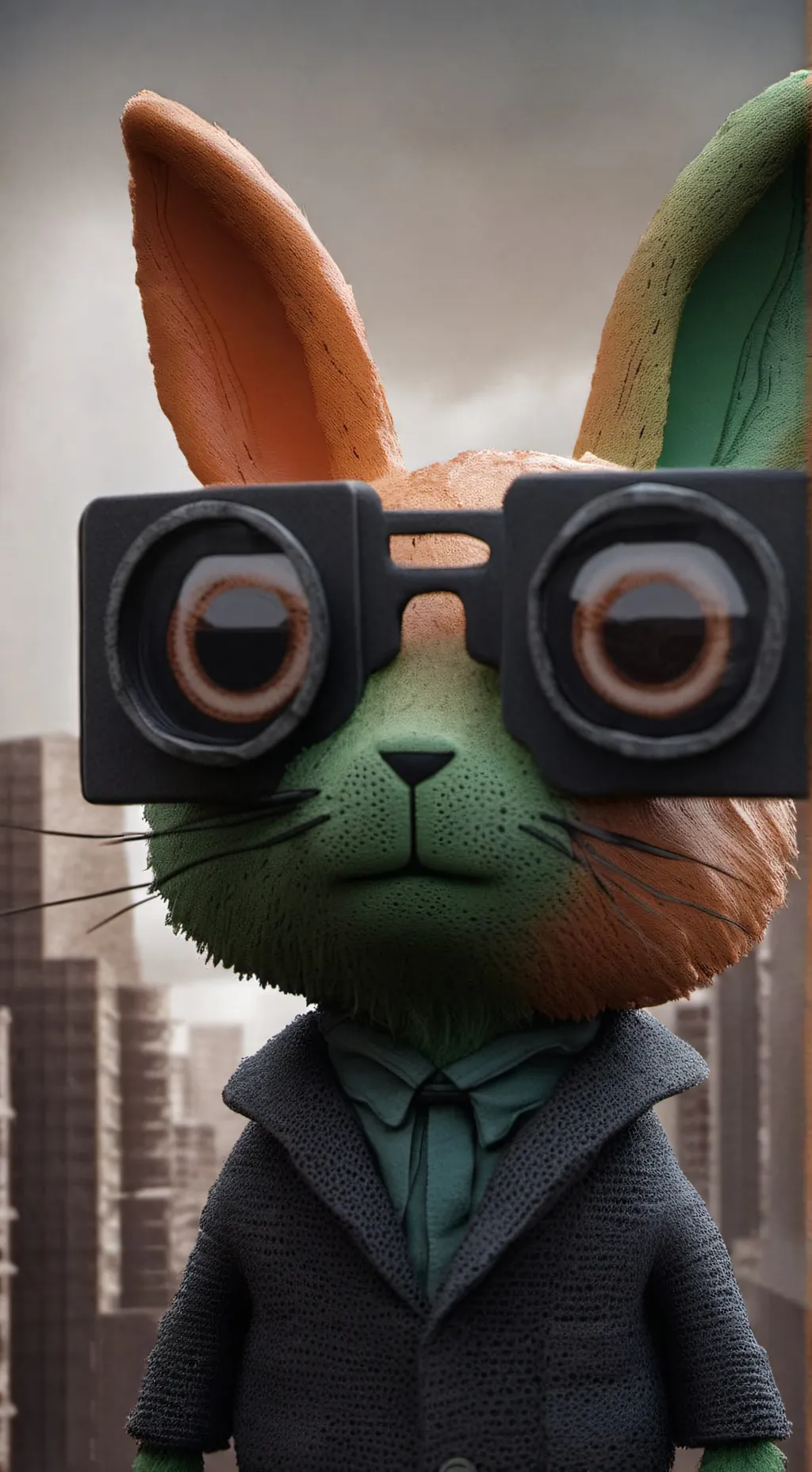 ai character: Carrot background