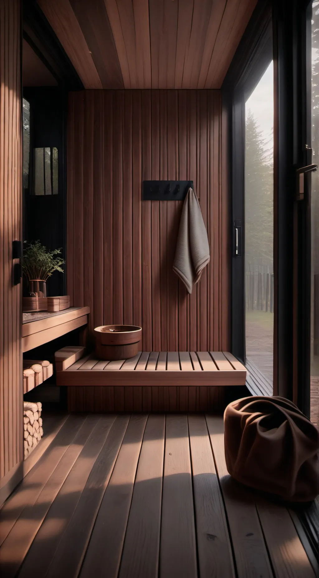 ai character: kny sauna moment✿  background