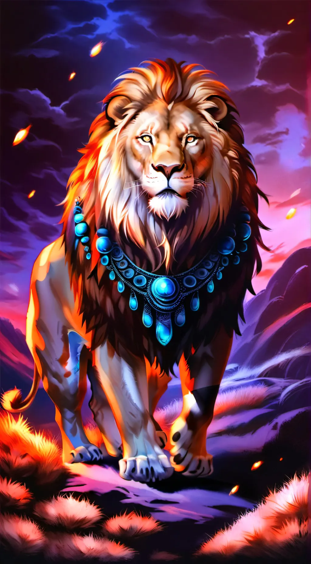 ai character: Slash background