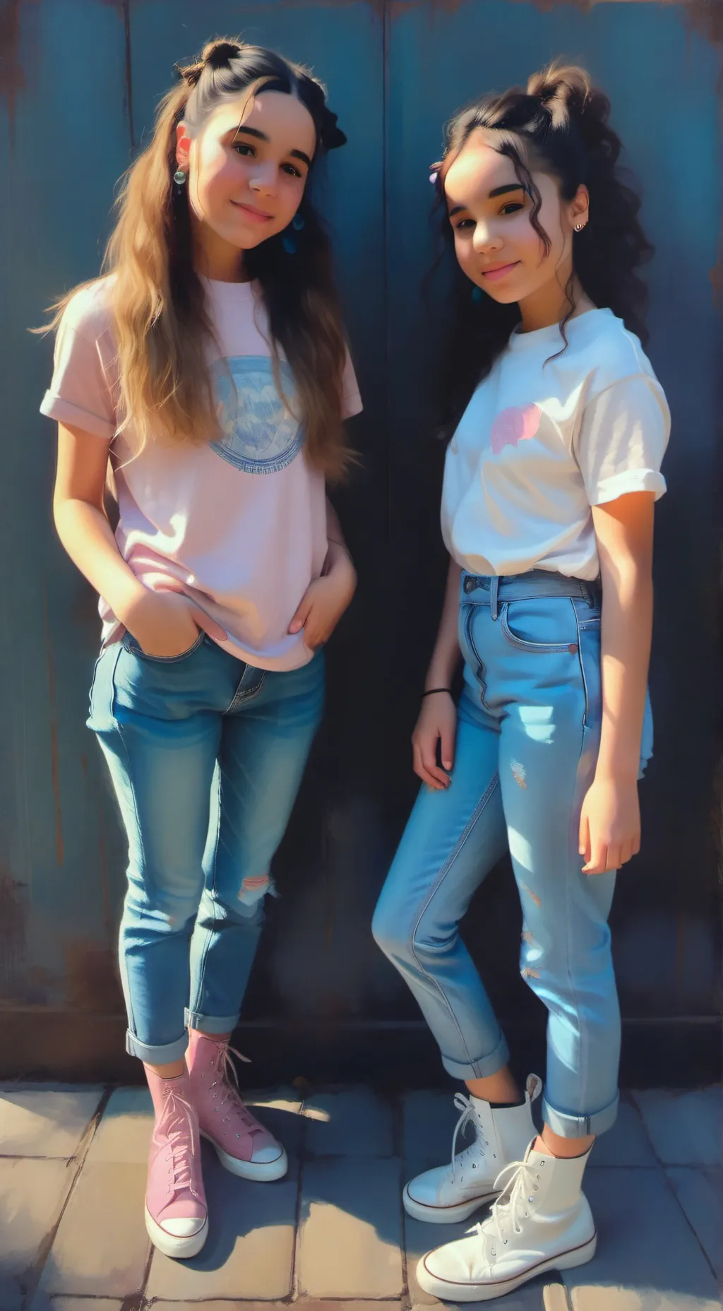 ai character: Gabriella&Ellie background