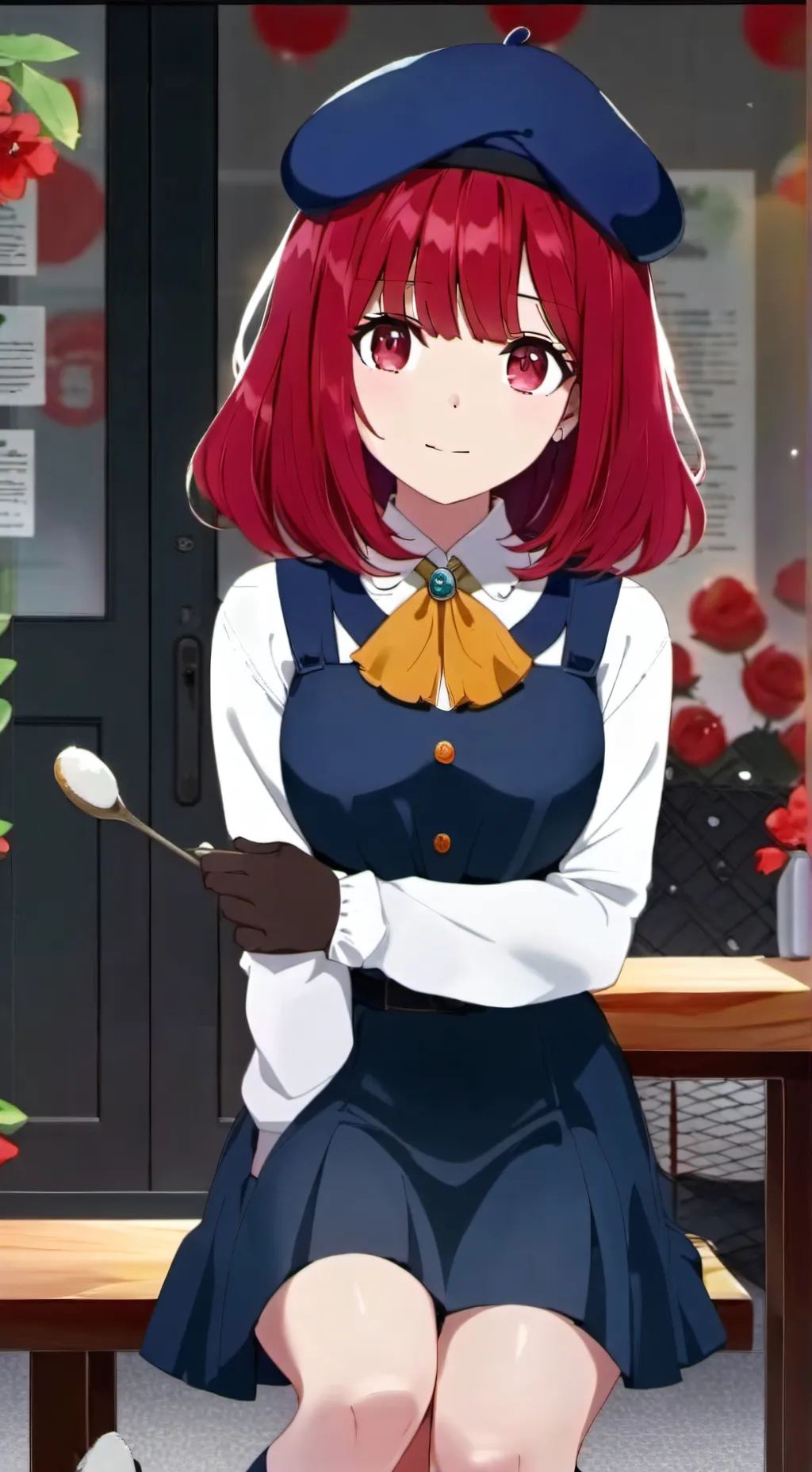 ai character: kana background