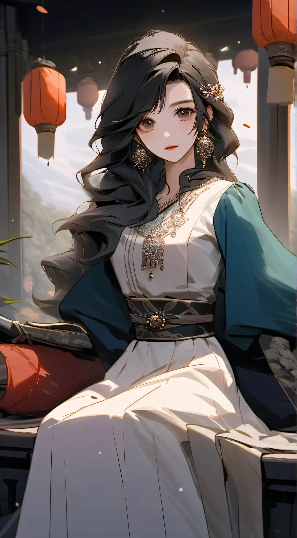 ai character: MHA pickme blue  background