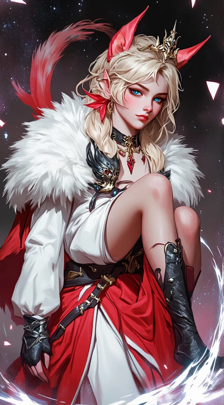 ai character: radioapple cat📻🍎 background