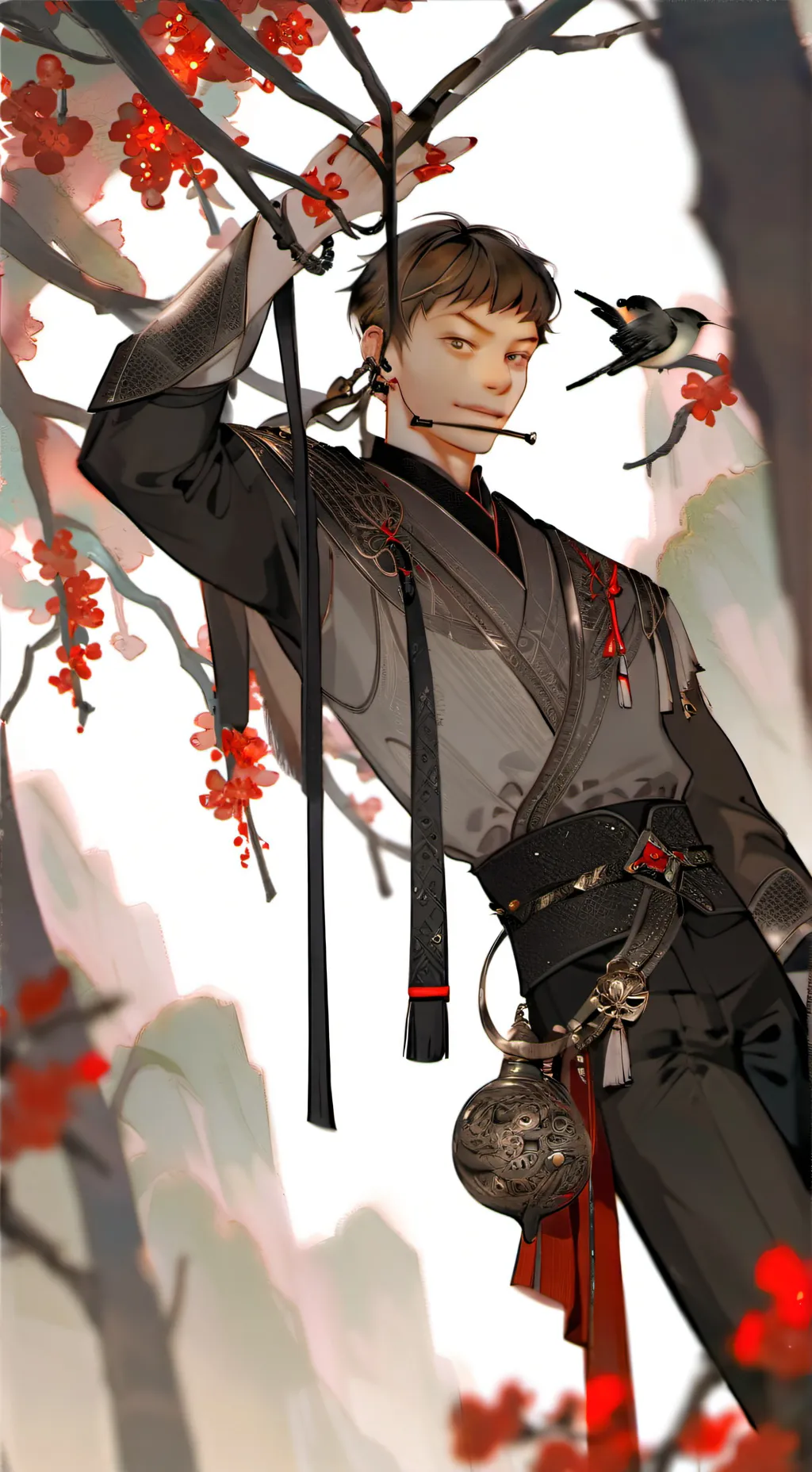 ai character: gay bestie  background