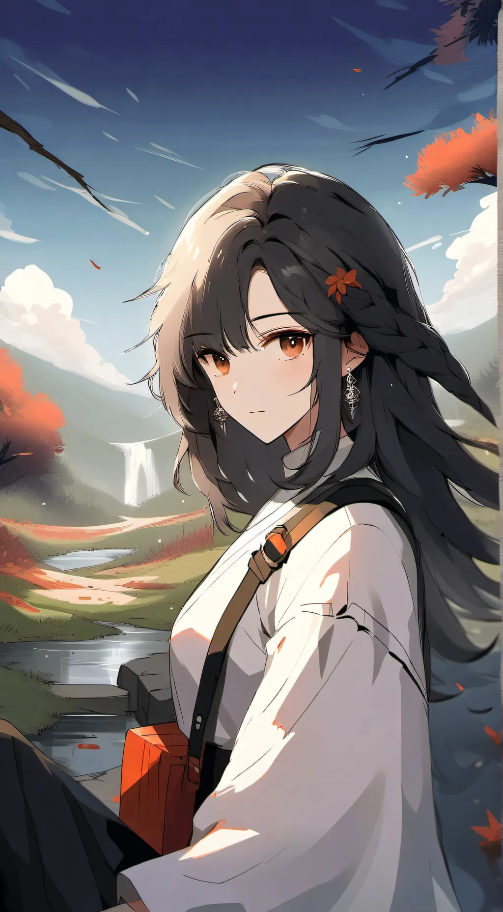 ai character: Mha and lov love u background