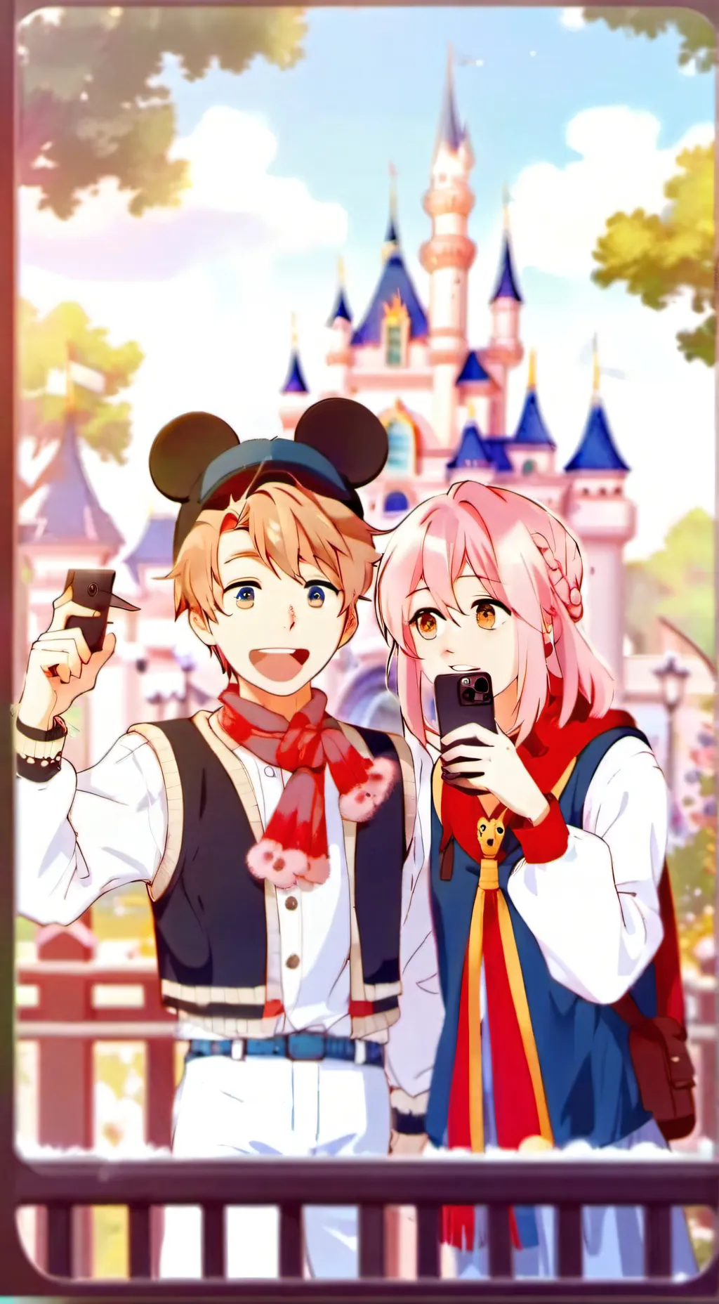 ai character: anya x damian background