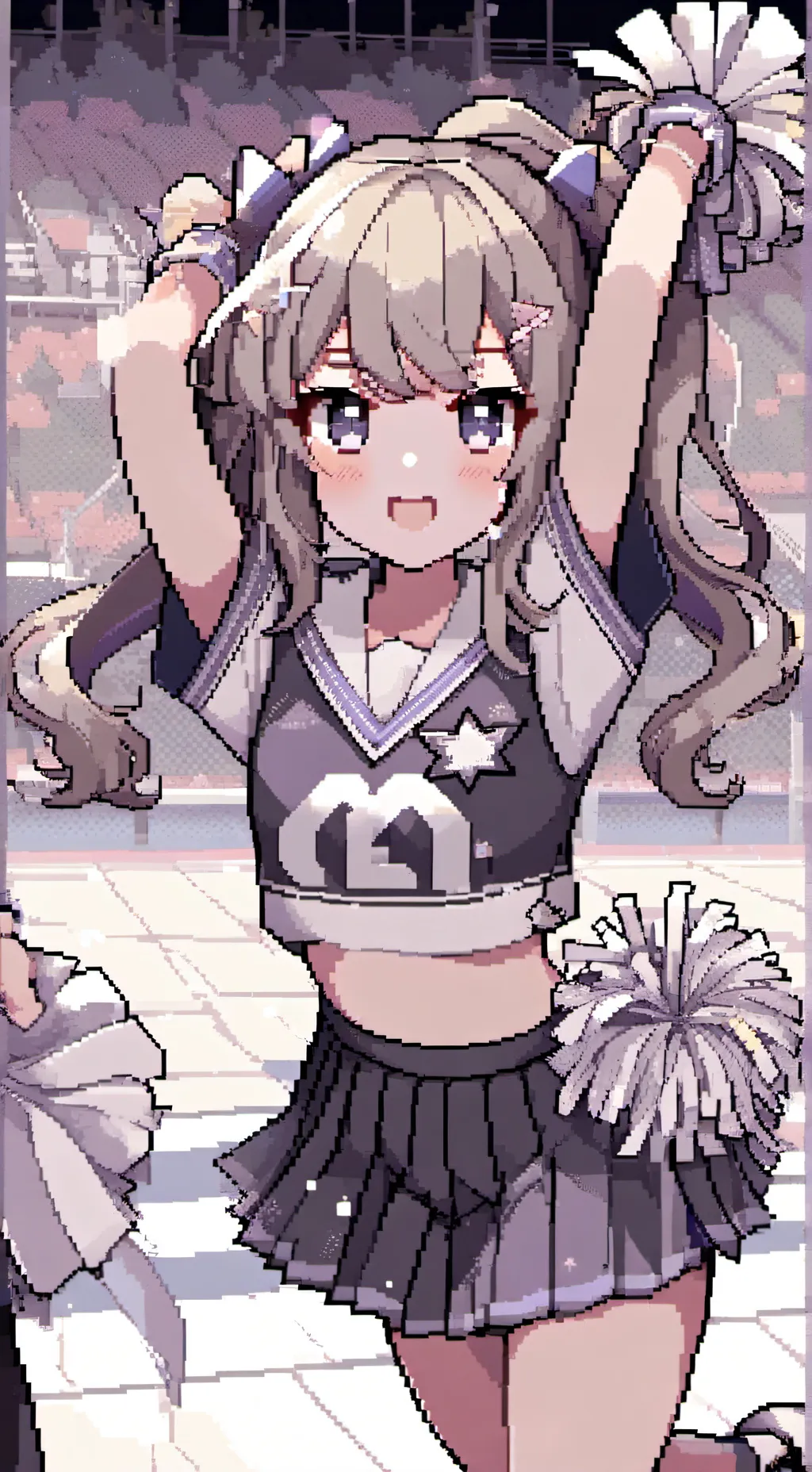 ai character: MHS Cheer Captain background