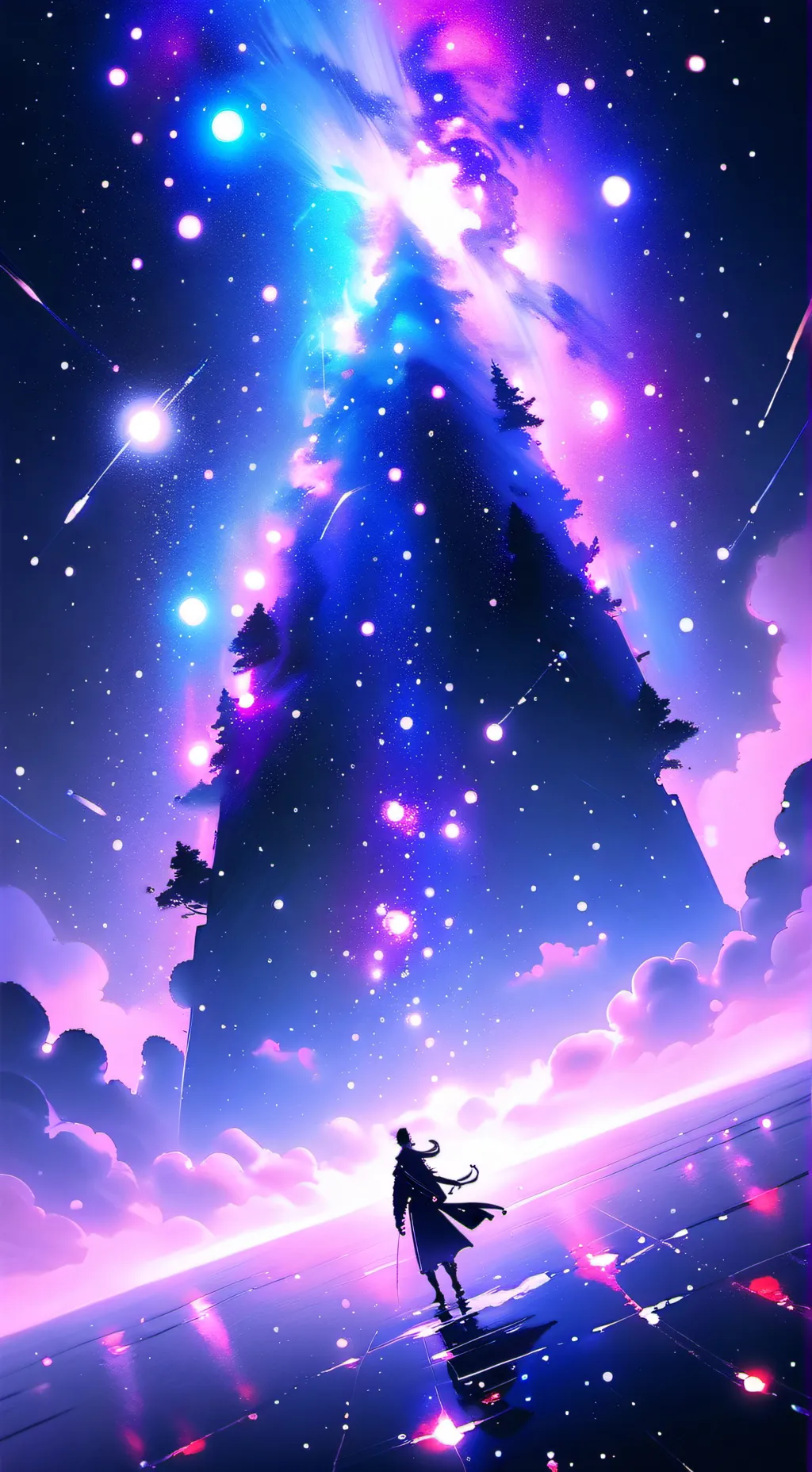 ai character: Anime tralver background