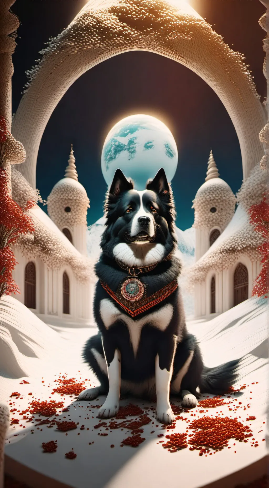 ai character: perrito adorable background