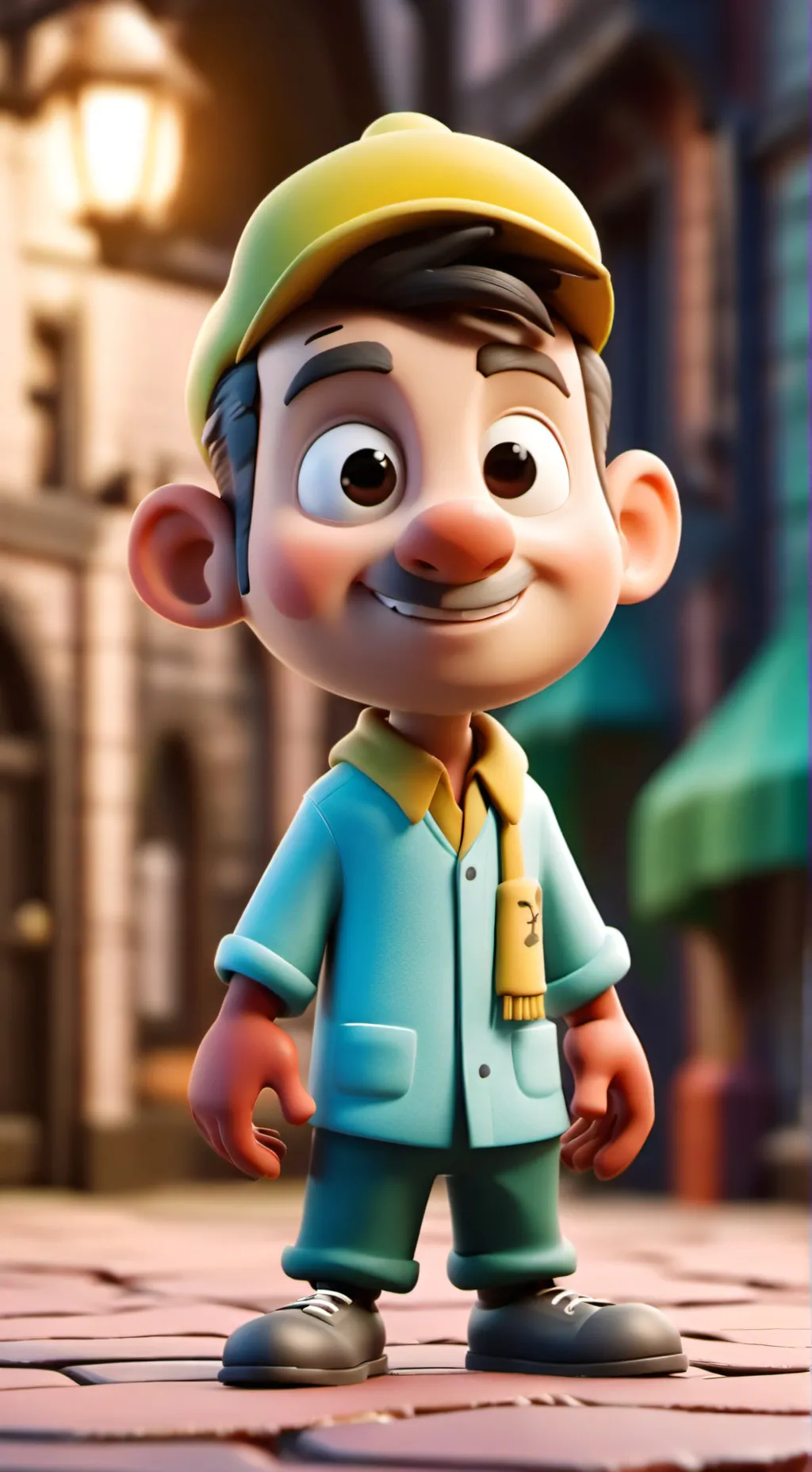 ai character: Ollie  background