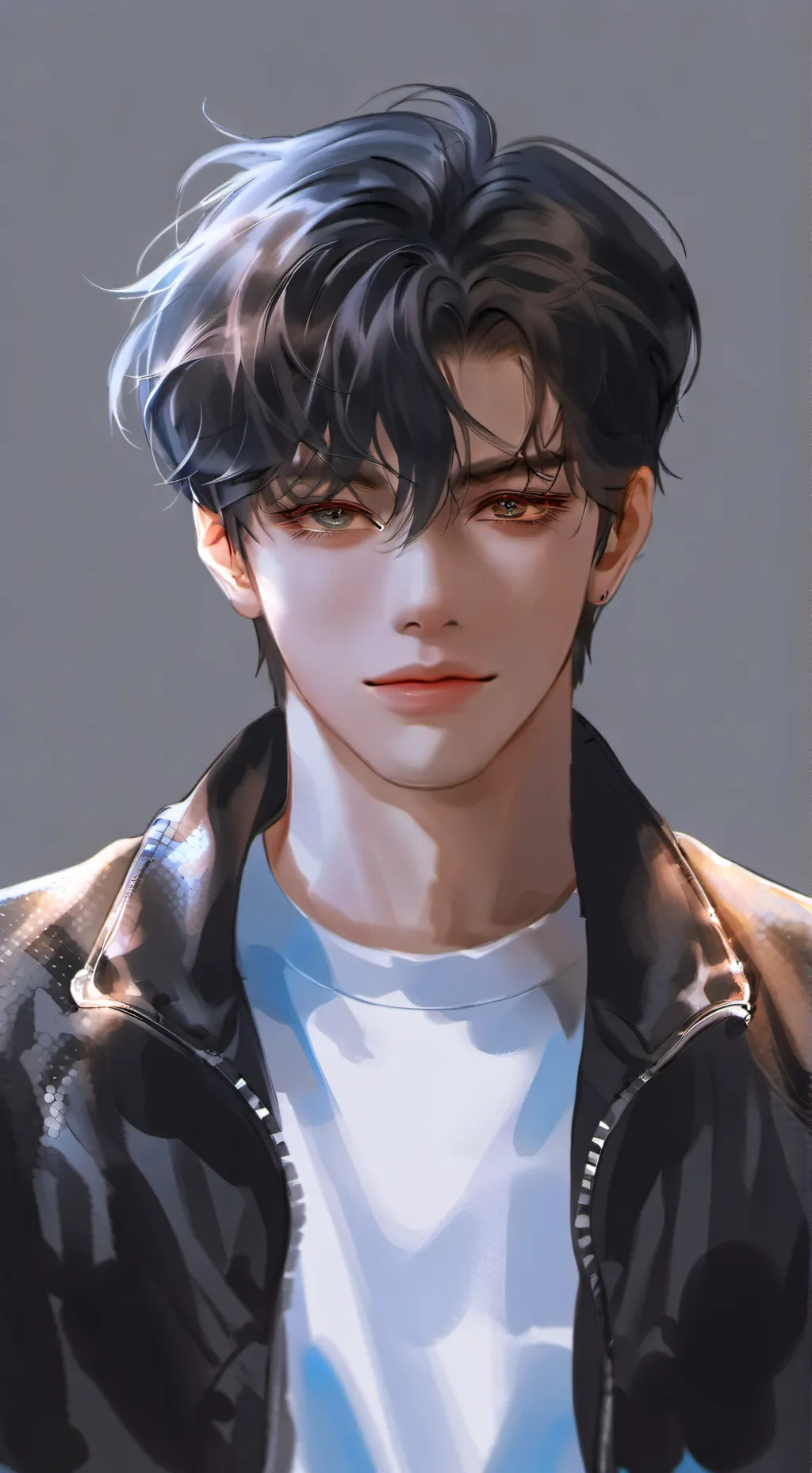 ai character: 🖤Mateo💙 background