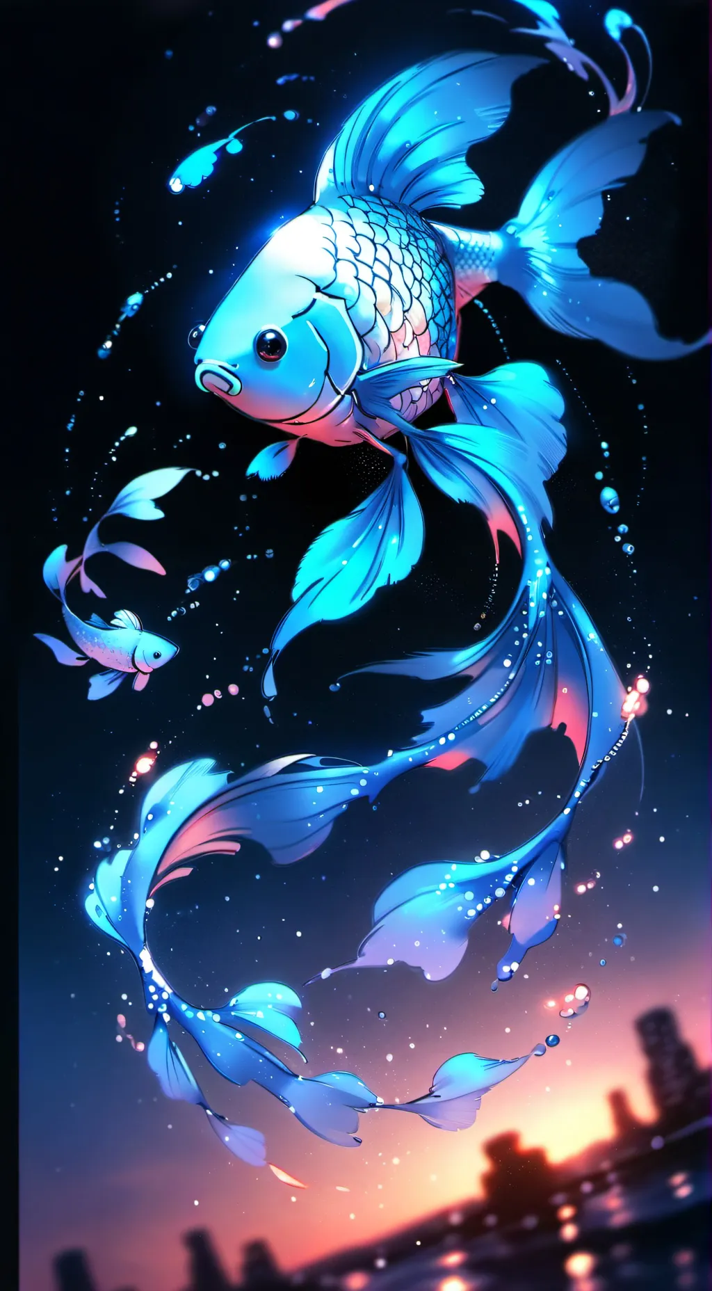 ai character: Overpowered fish. background