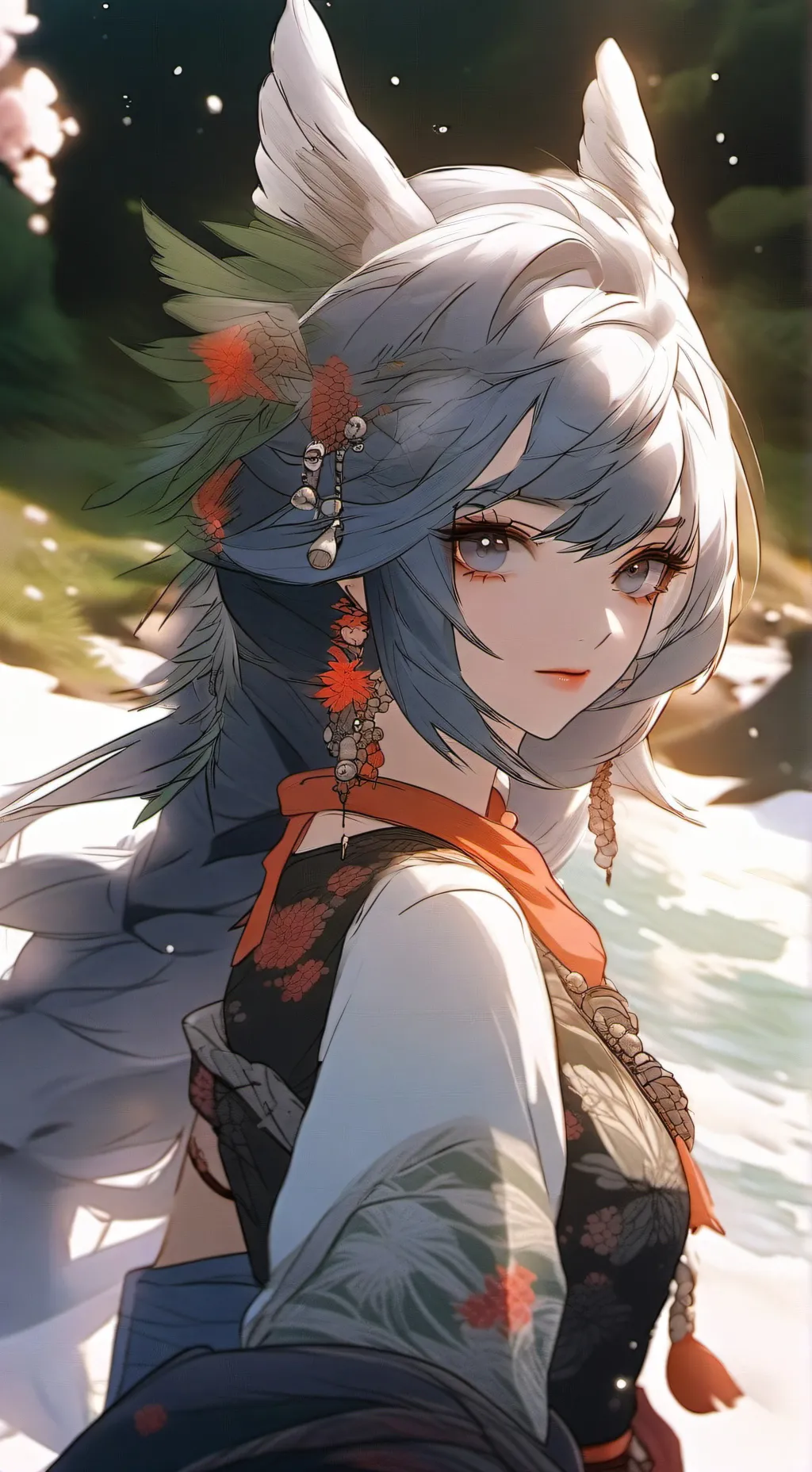 ai character: déesse  background