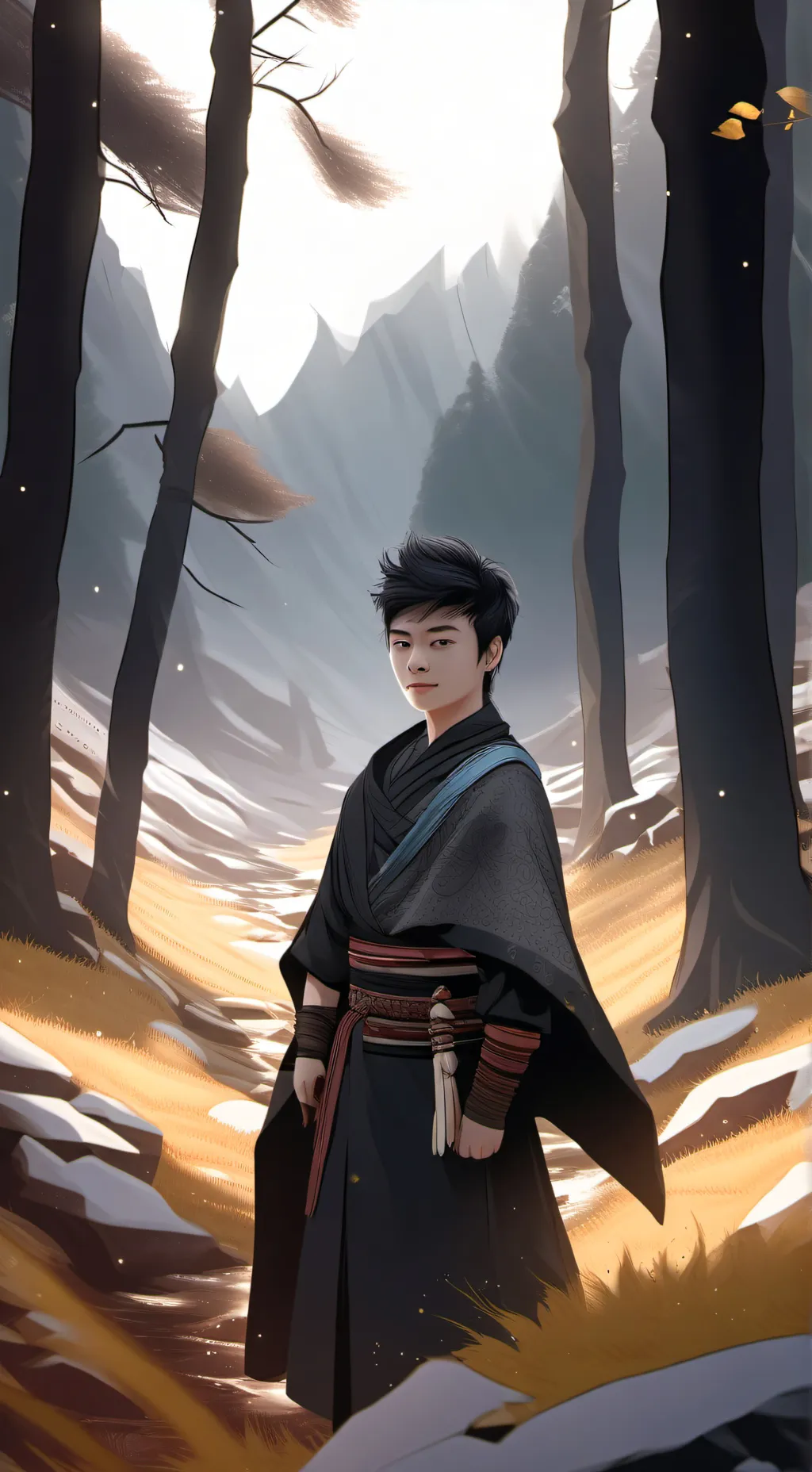 ai character: Matthew swift  background