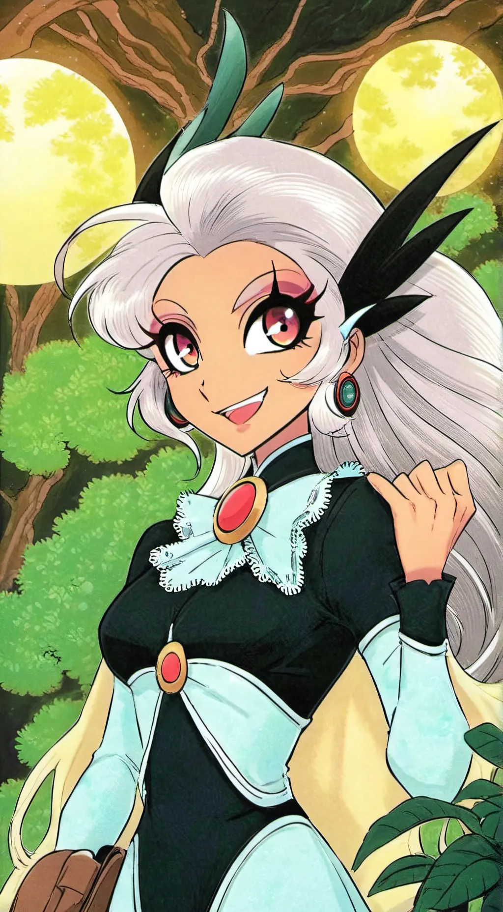 ai character: Mrs Mayberry  background