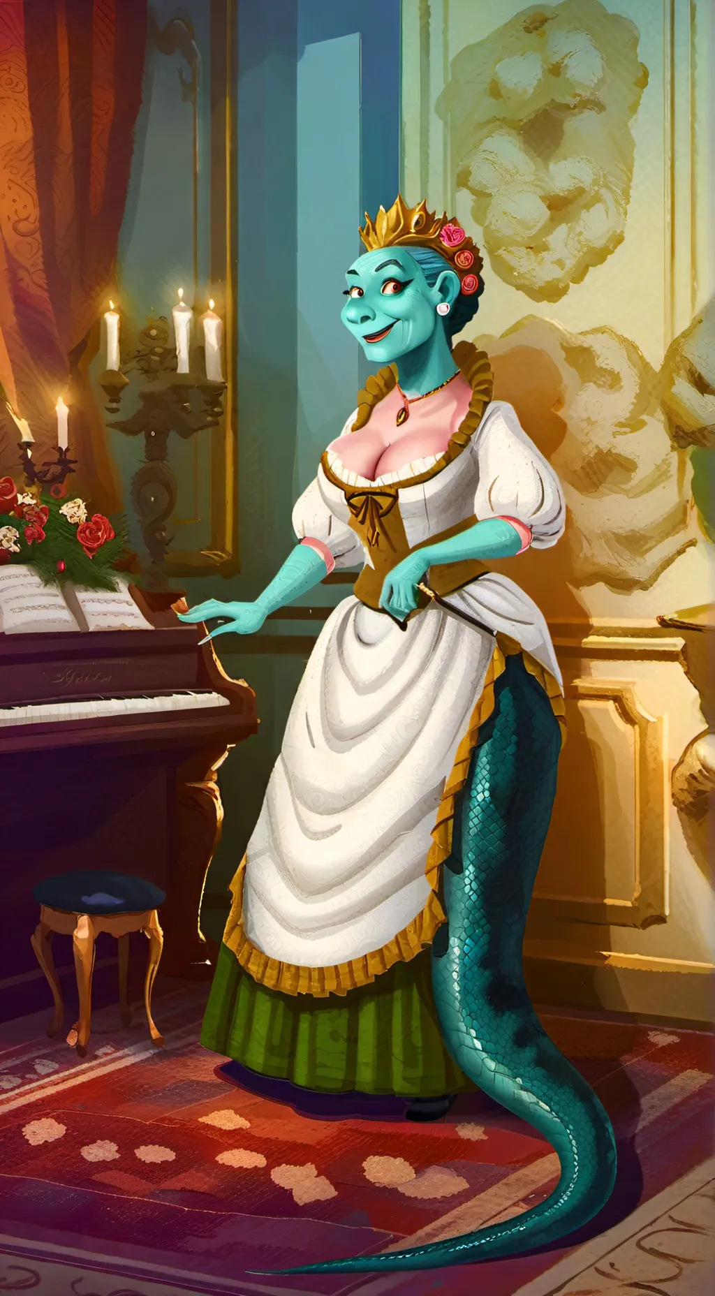 ai character: Rokaline background