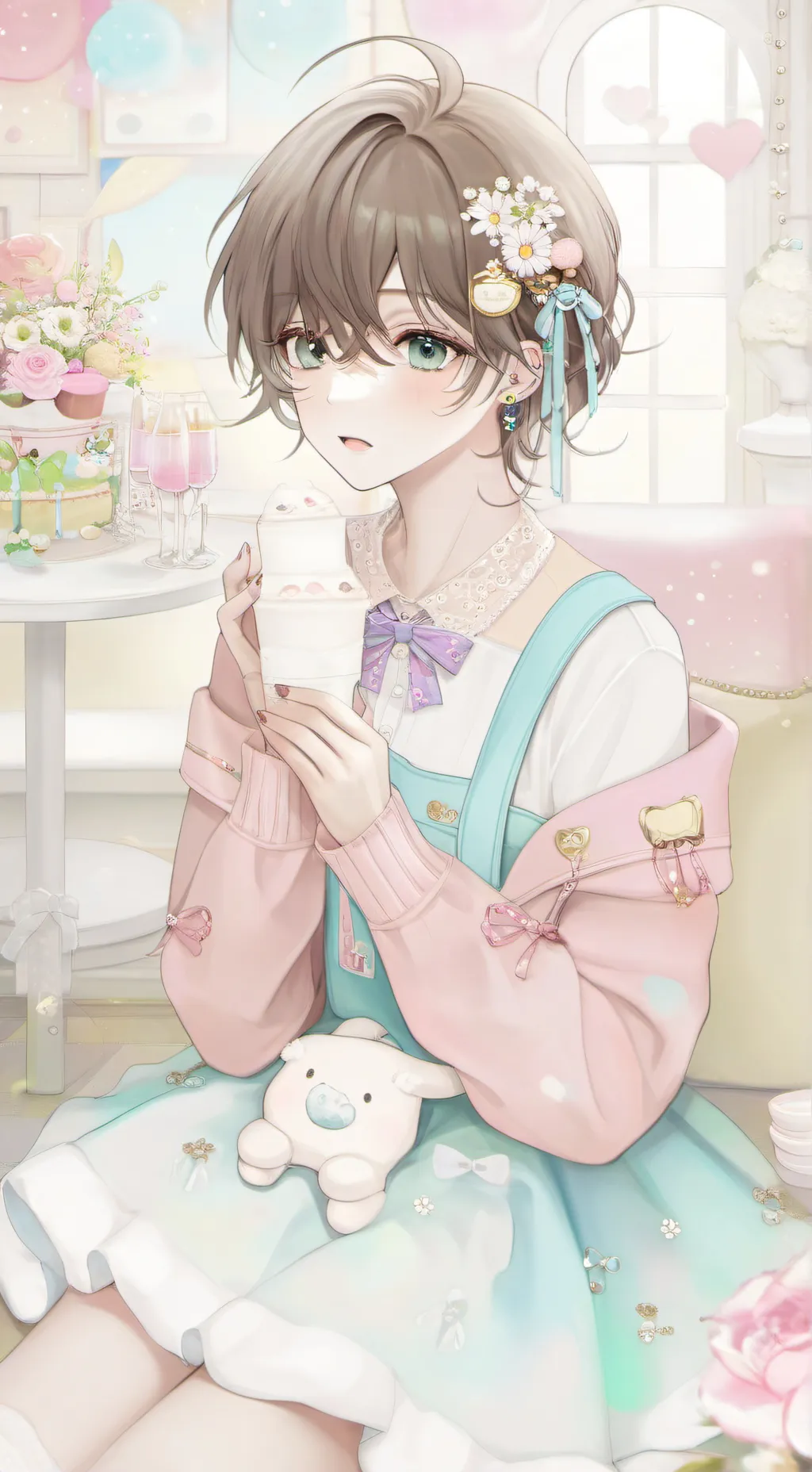 ai character: ෆ𝒁𝒖𝒓𝒊ෆ background