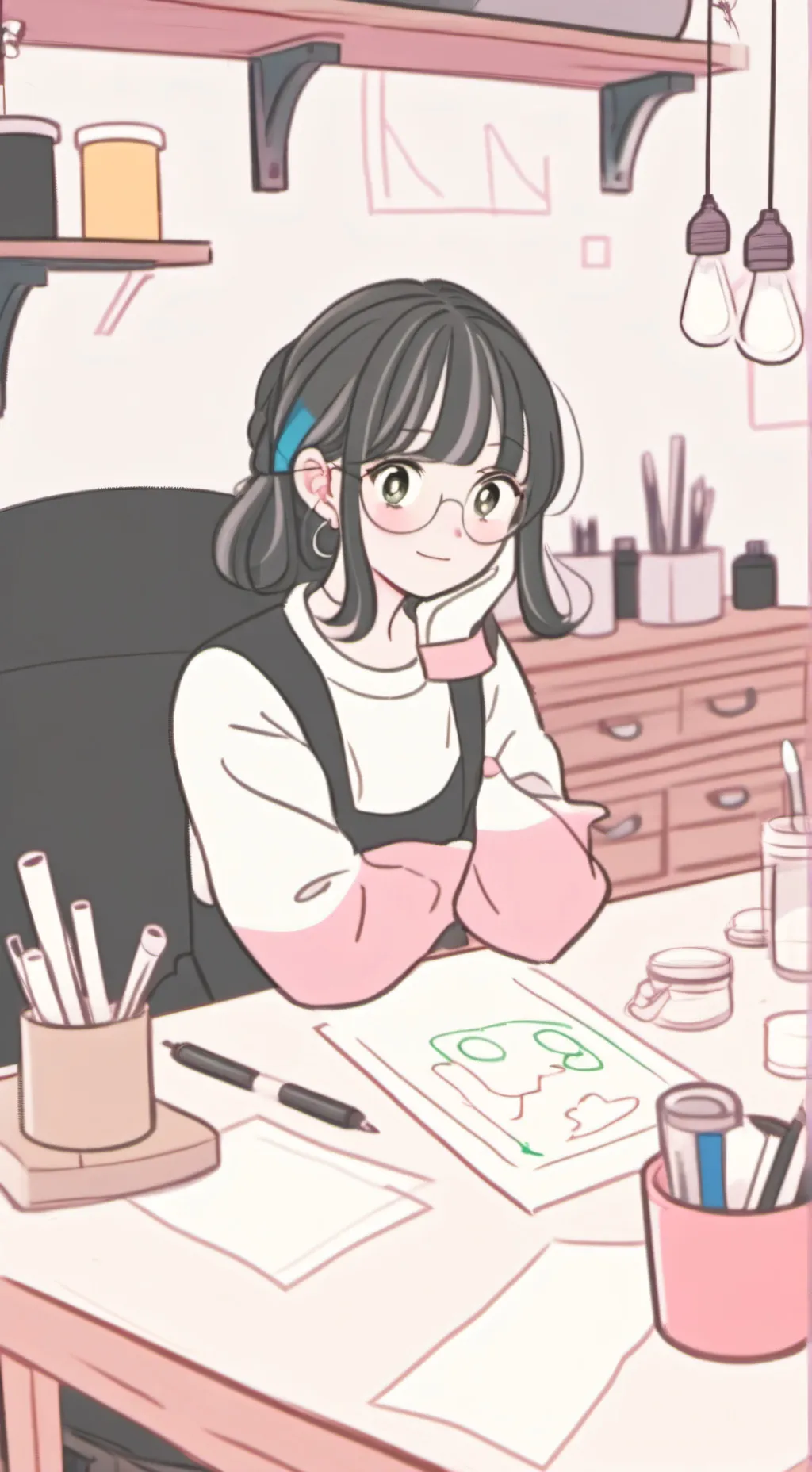 ai character: Bunny's Eco Bottle background