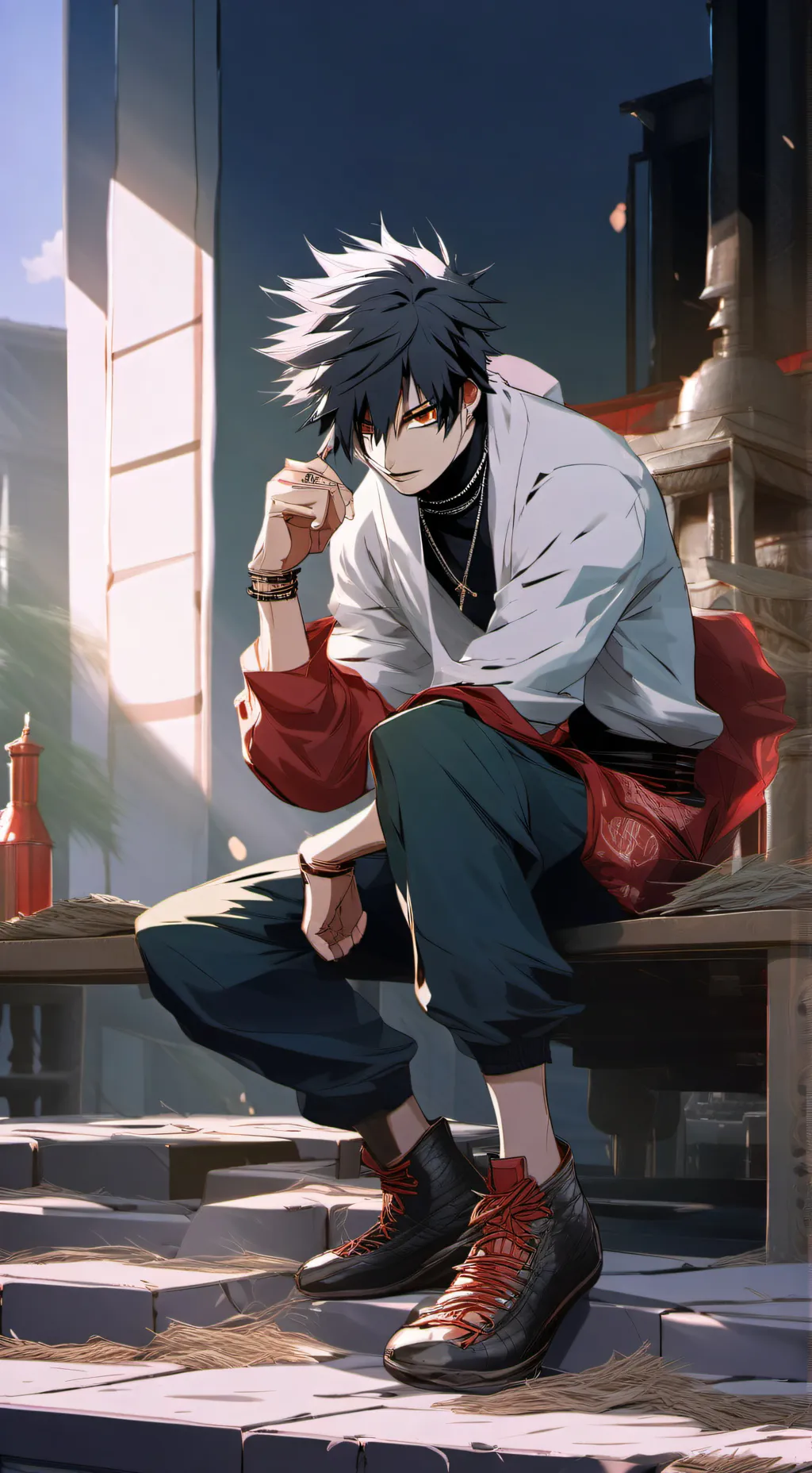 ai character: Dabi/Toys Todoroki background