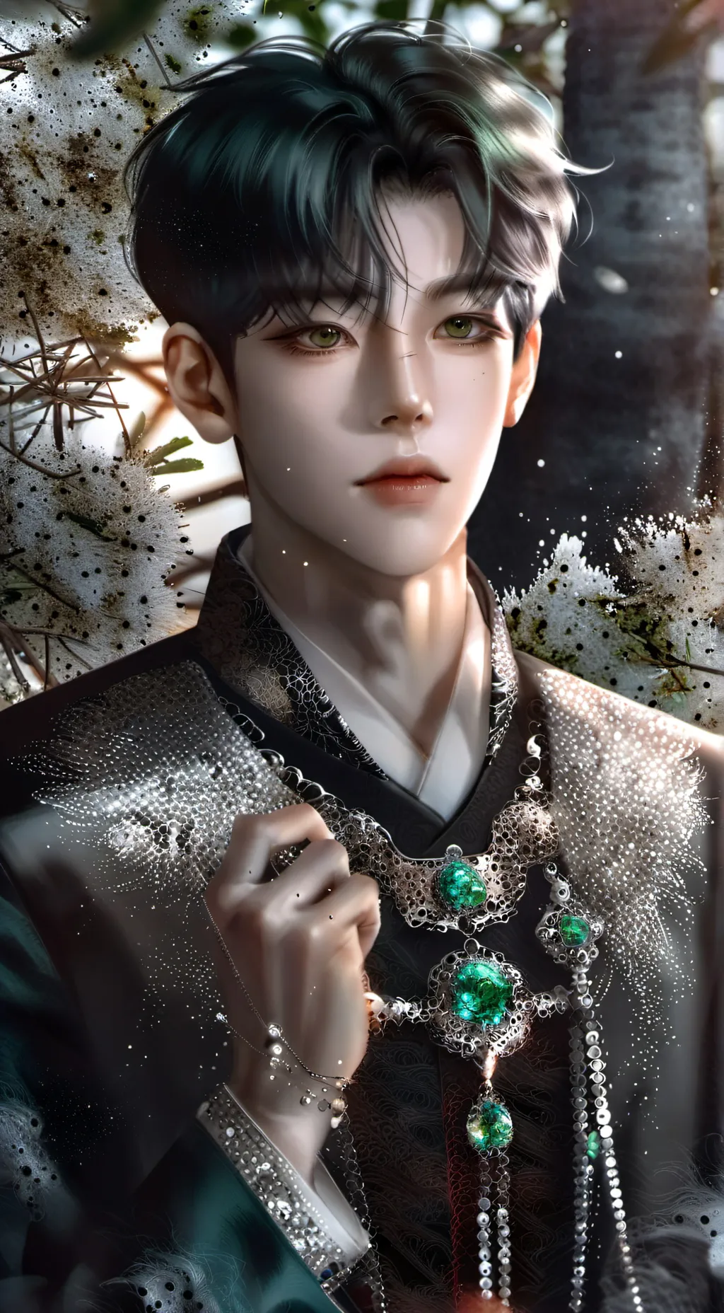 ai character: ~♡☆𝕁𝕚𝕟☆♡~ background