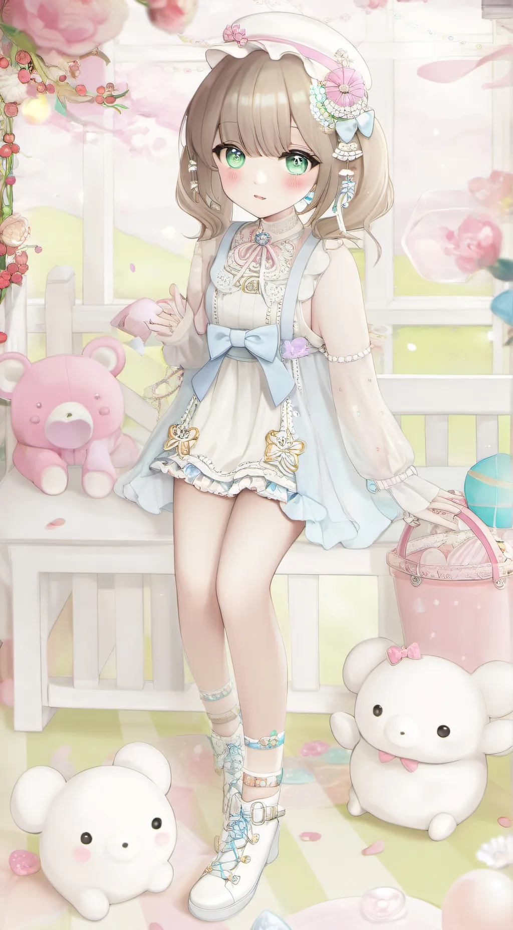 ai character: Pinky background