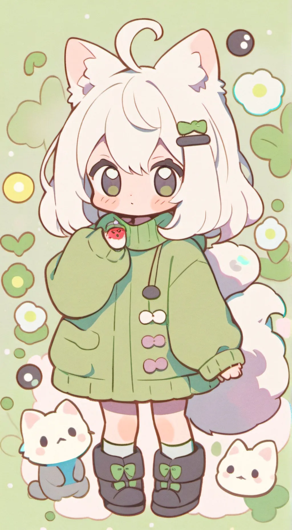 ai character: Wenda background