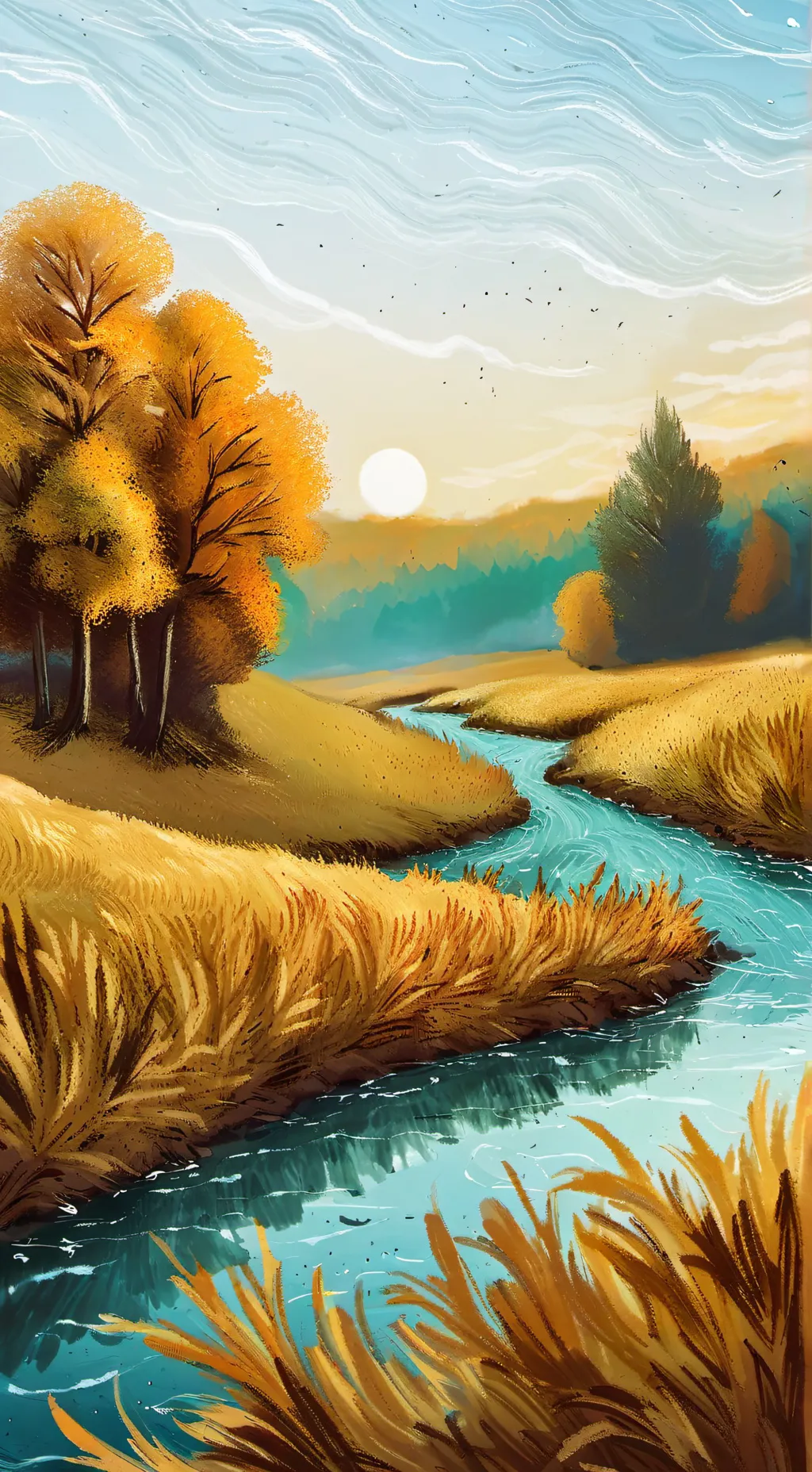 ai character: skz forest background