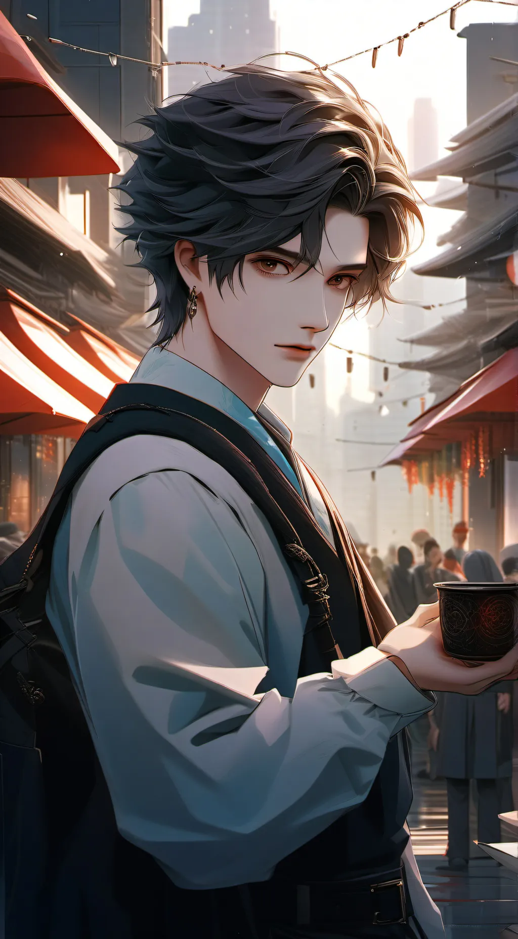 ai character: ALEX 🐺 background