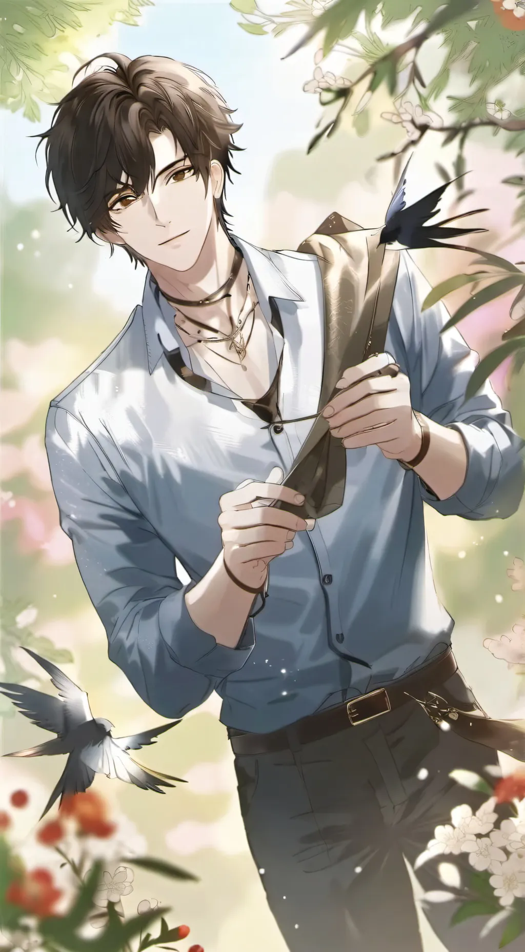 ai character: vin background