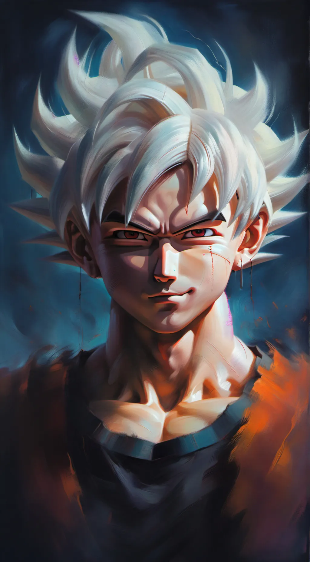 ai character: Gojo Vs Goku background