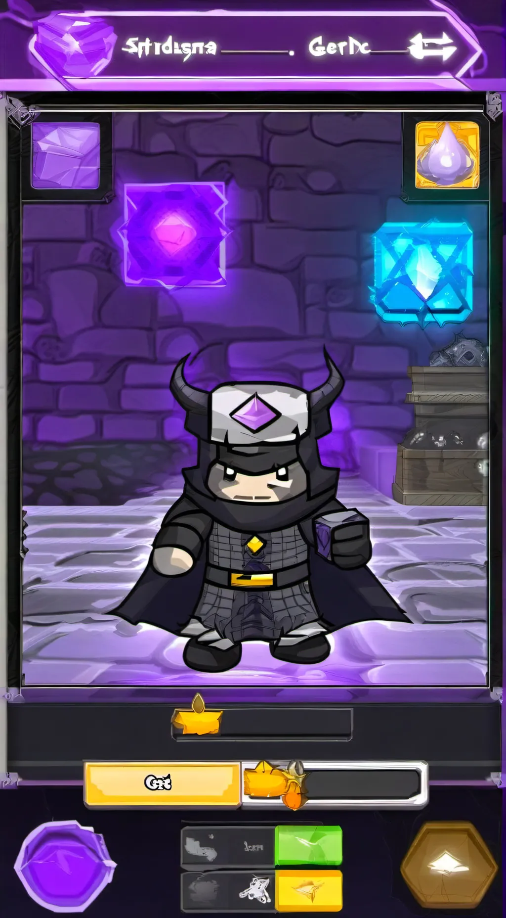 ai character: dark caca background